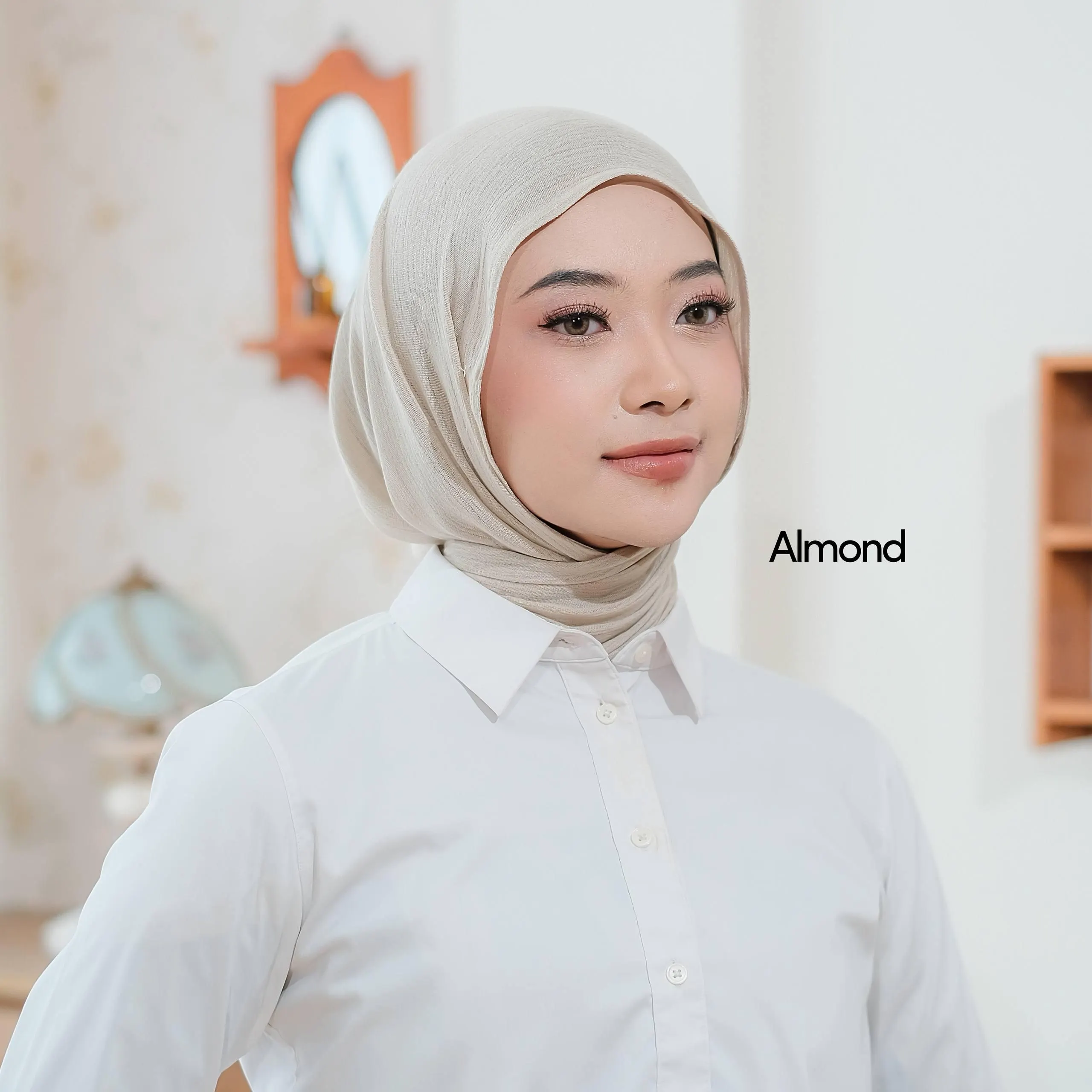 LANA Scarf, 13 colors Bamboo Viscose Highlight Hijab Shawl, Shayla, Headscarf, Head Wrap, Brown Earth Tone Neutral Color Head Cover - image 4