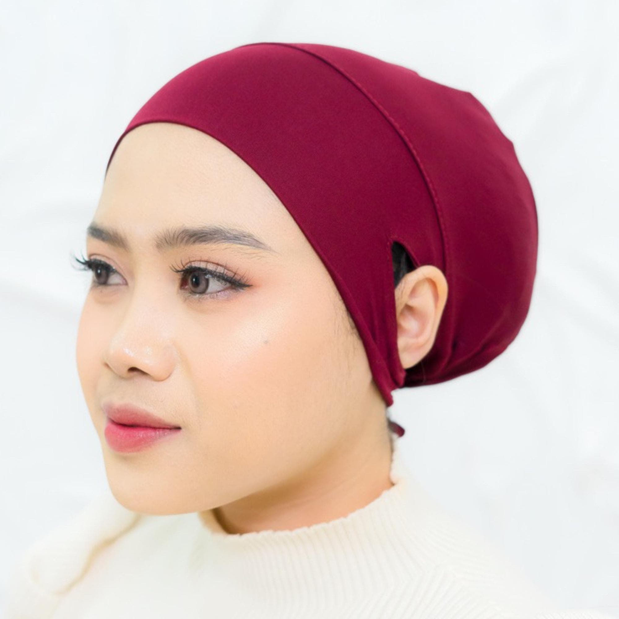 Ear Friendly Tie Back Cap, Jersey Hijab Undercap Bonnet Cap, Hijab Underscarf, Hair Bonnet, Chemo Cap, Chemo Hat, Chemo Beanies for Women
