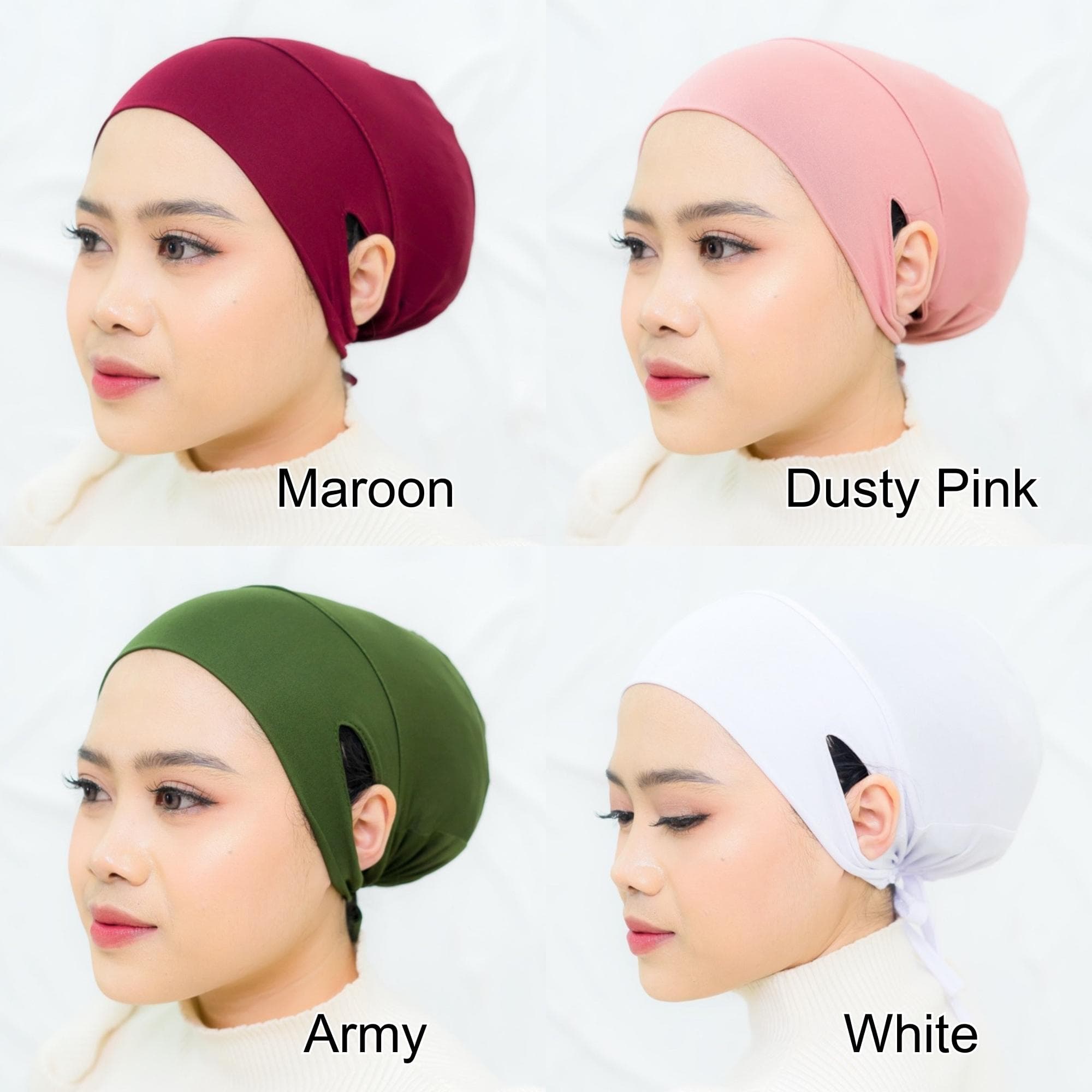 Ear Friendly Tie Back Cap, Jersey Hijab Undercap Bonnet Cap, Hijab Underscarf, Hair Bonnet, Chemo Cap, Chemo Hat, Chemo Beanies for Women - image 5