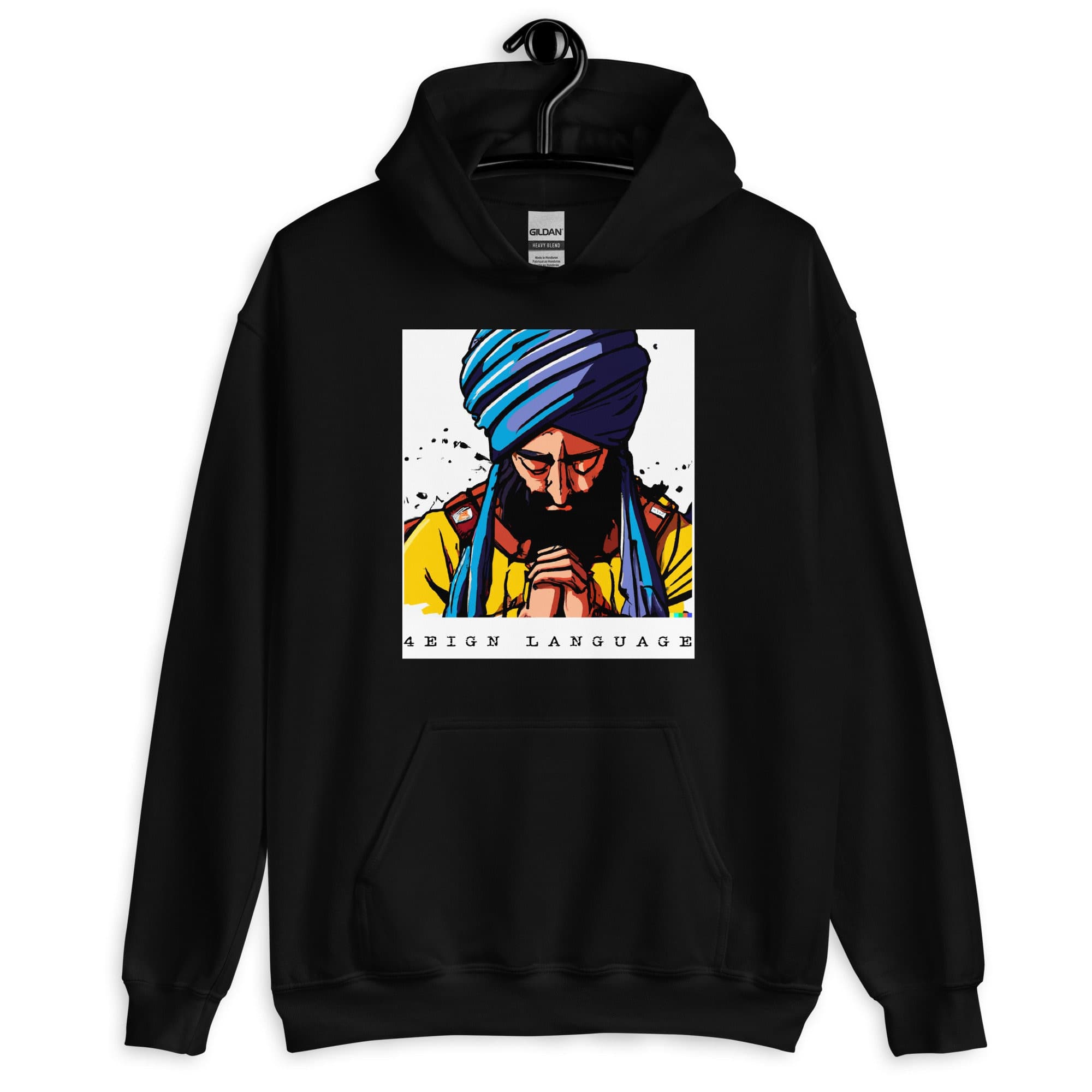 Sikh Warrior Unisex Hoodie, Punjabi Sweatshirt, Sikh Apparel, Punjabi Fashion, Sikh Fashion, Sikh gifts, Punjabi Clothing, Nihang Clothing
