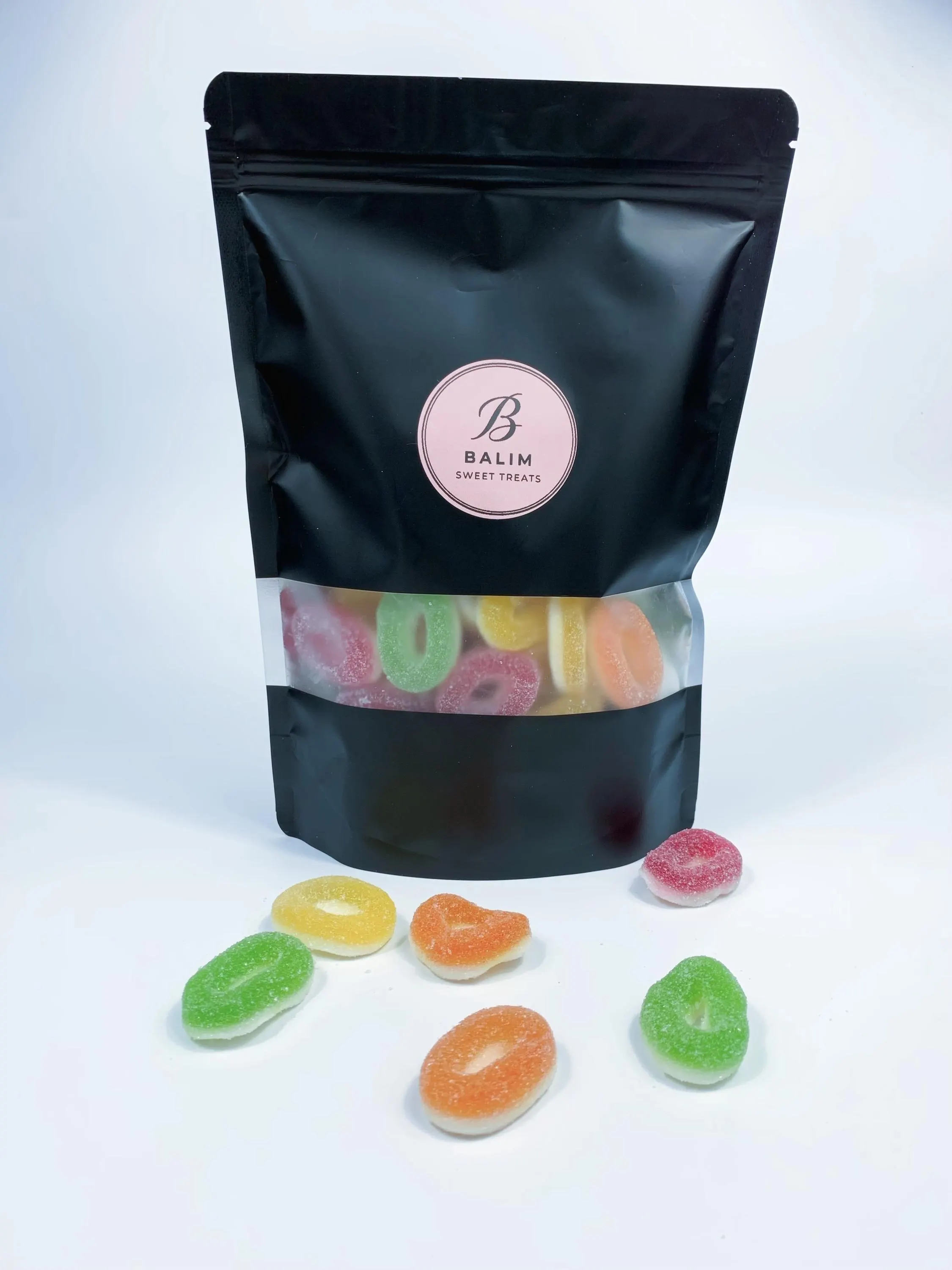 Halal Fizzy Rings Candy Mix: 250g, 500g, 1kg Sweet Treat Pouches - image 2