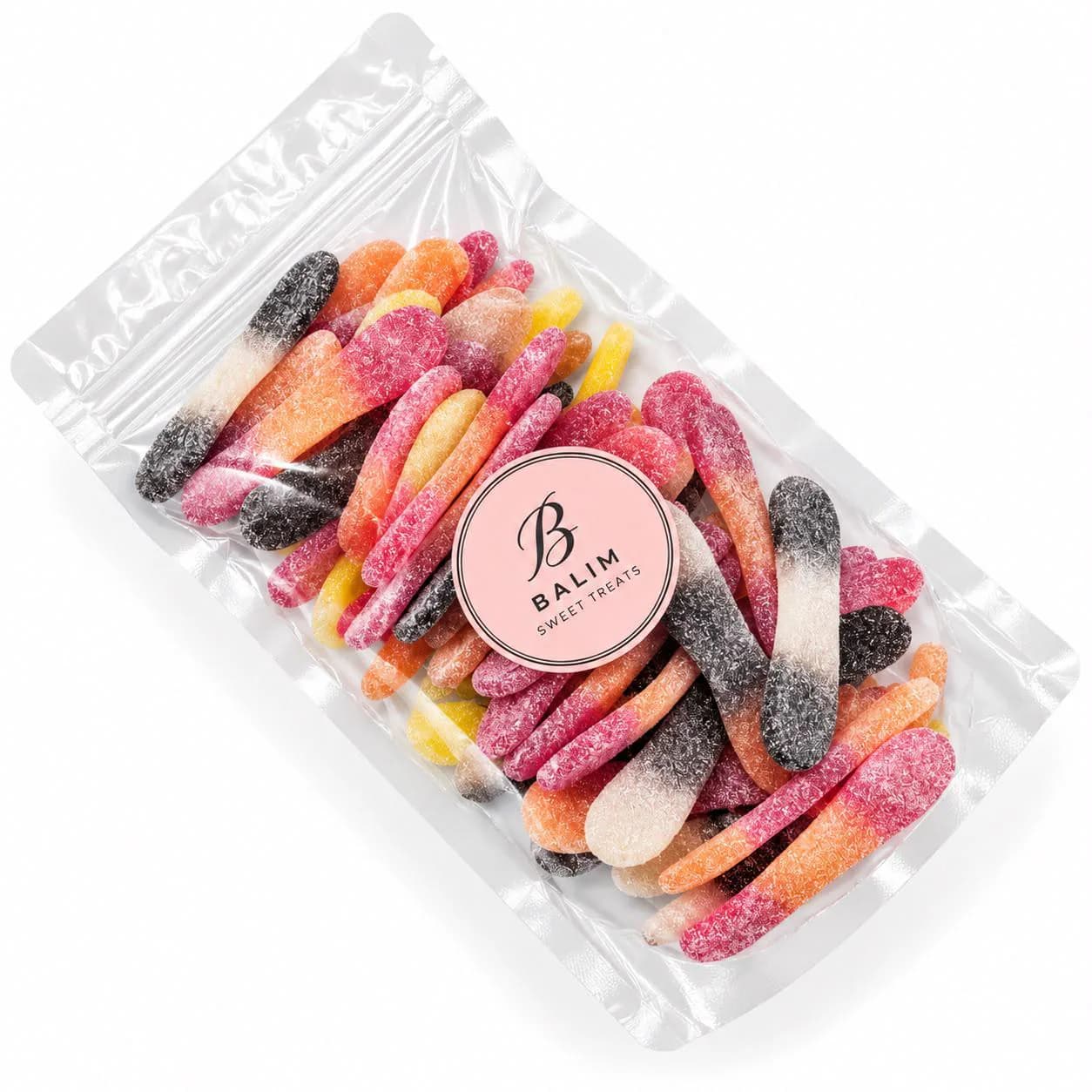 Vegan Gummy Candy Mix, Fizzy Halatın Free Chewy Sweets, Colorful Plant Based Candy, Assorted Sweets Treats - image 2
