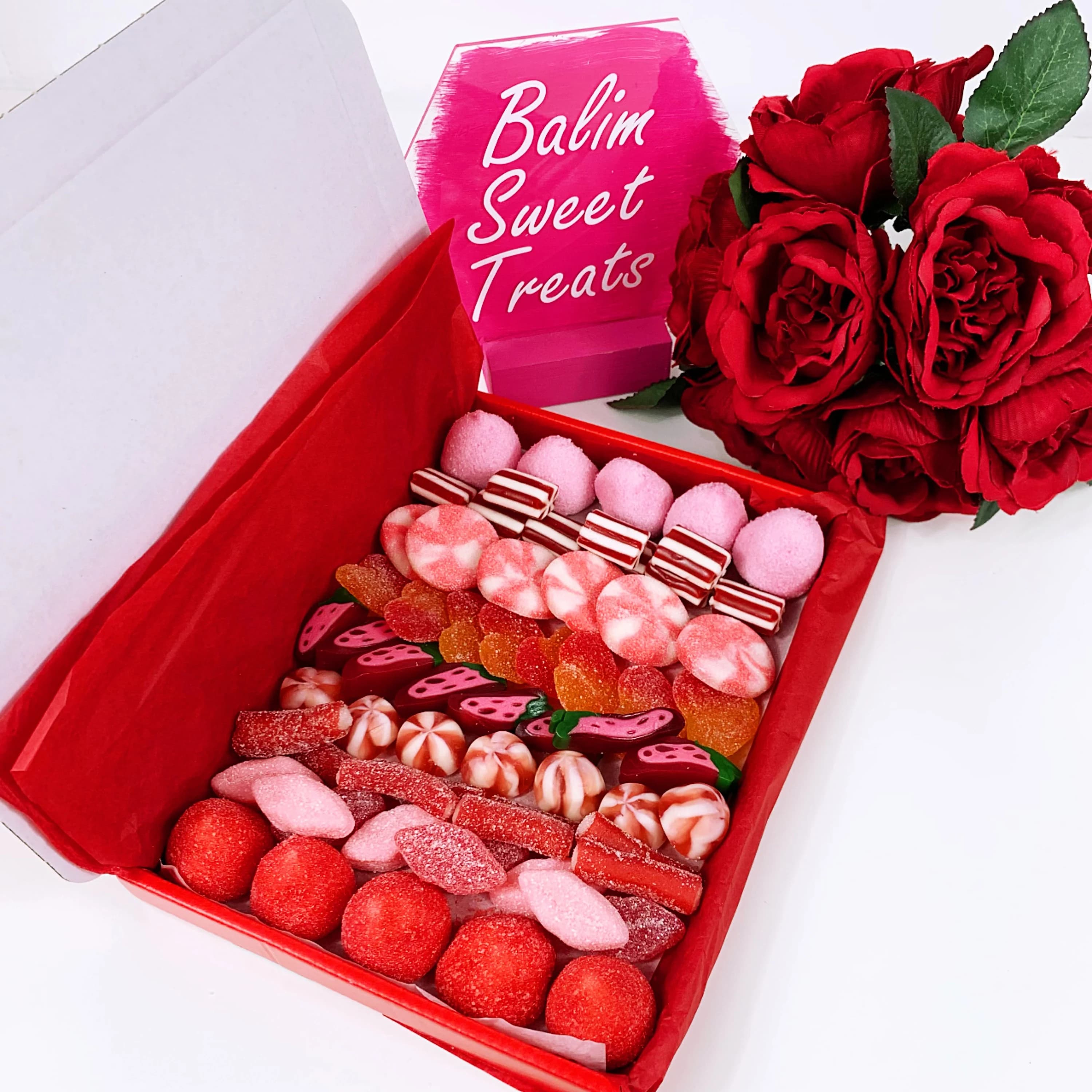 Valentines Day pick n mix sweet gift box ,Love sweet treat's,Galantine's,Gift for wife , Gift for Her ,Gift for Him,Boyfriend,Letter Sweet