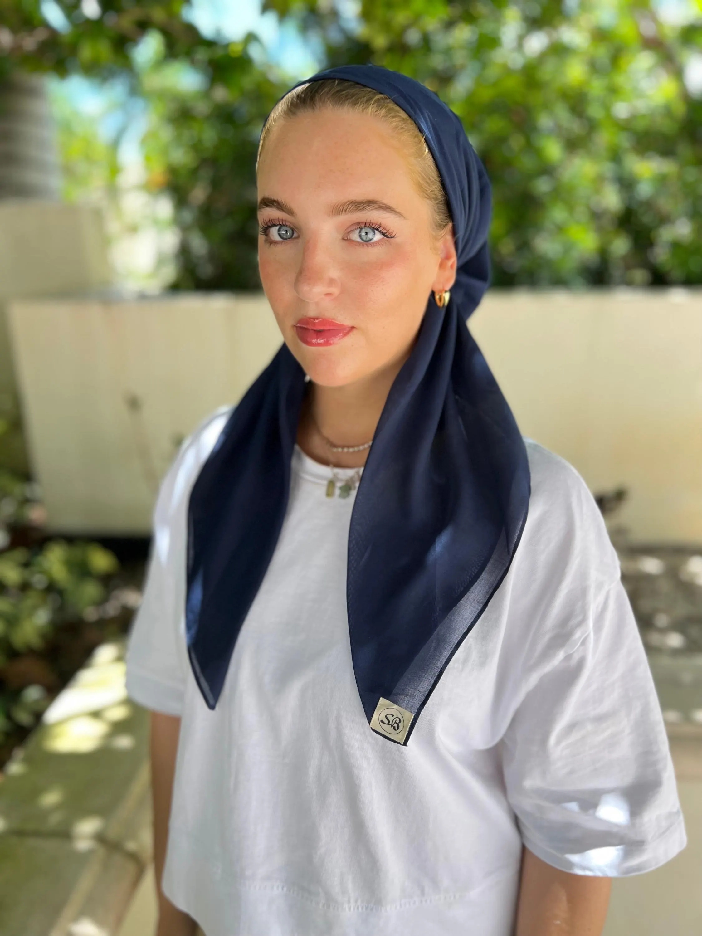 SHORT CLASSIC PRETIED Navy (with Velvet Grip)
