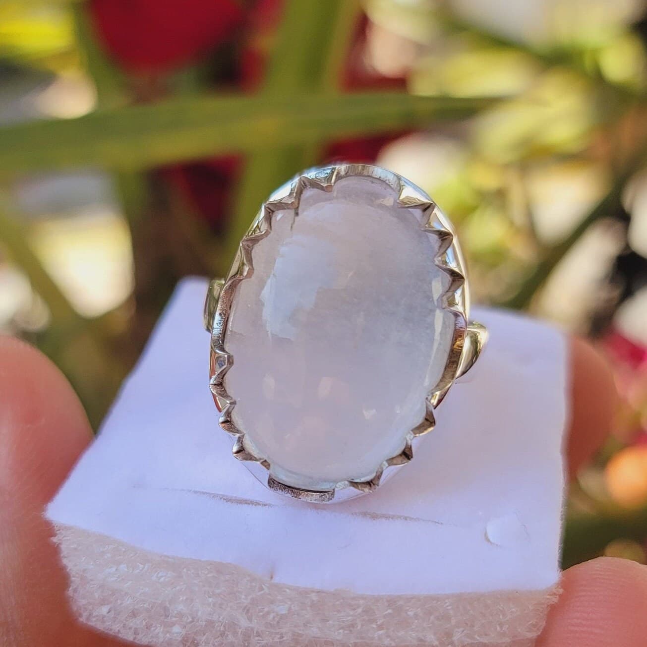 Dur e Najaf Ring, Natural Dur e Najaf Stone, 925 Sterling Silver Handmade Ring Lucky, Moonstone Ring Silver - image 4