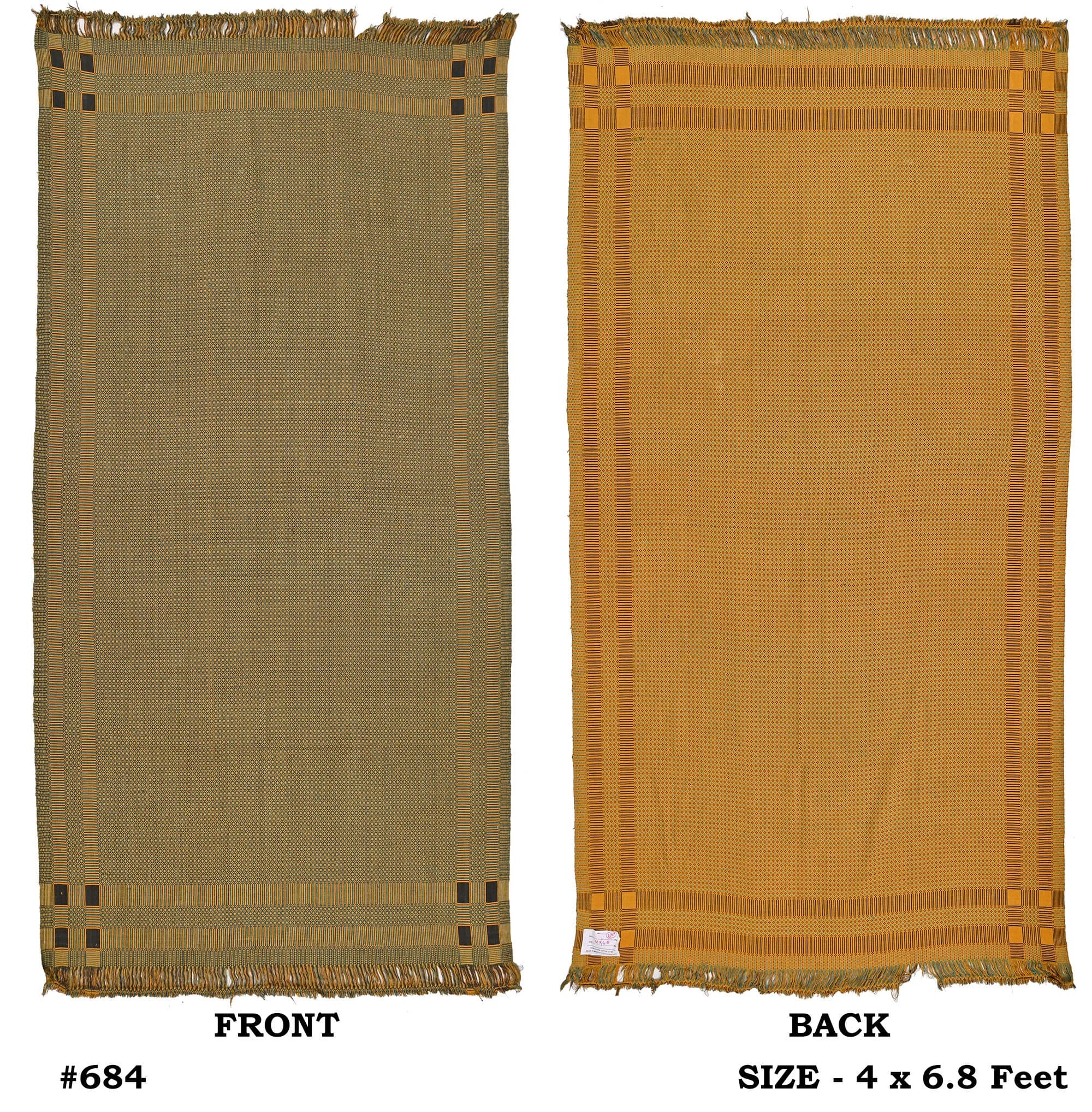 Yellow And Musturd Checkerd Pattern Handwoven Reveisible Fringe Throw Blanket, Beige Color Design Indian Antique Throw, Handmade Woven Sofa Throws, Home Decorative Gifts, Landscape Textile, Vintage traditionally blanket for spring & Pre-winters