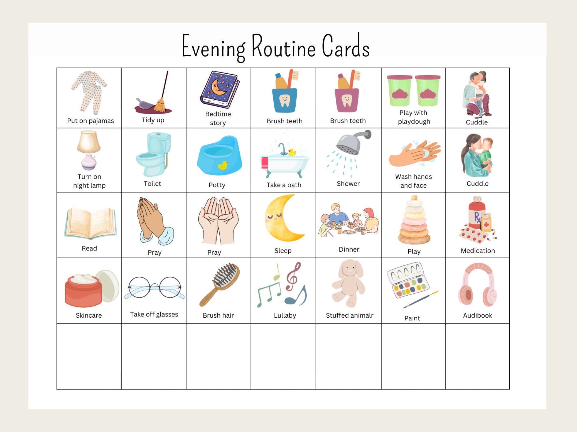 Unicorn Chore Chart for Kids – Toddler Routine & Reward Chart, Printable Daily Schedule, Editable Unicorn Chart - image 5
