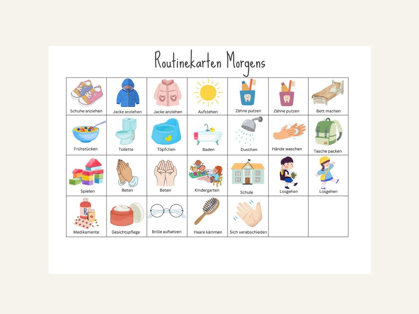 Routineplaner Kinder Planet, Morgenroutine und Abendroutine für Kinder, Montessori Kinder, Digitaler Planer, Routineplaner Weltraum - image 5
