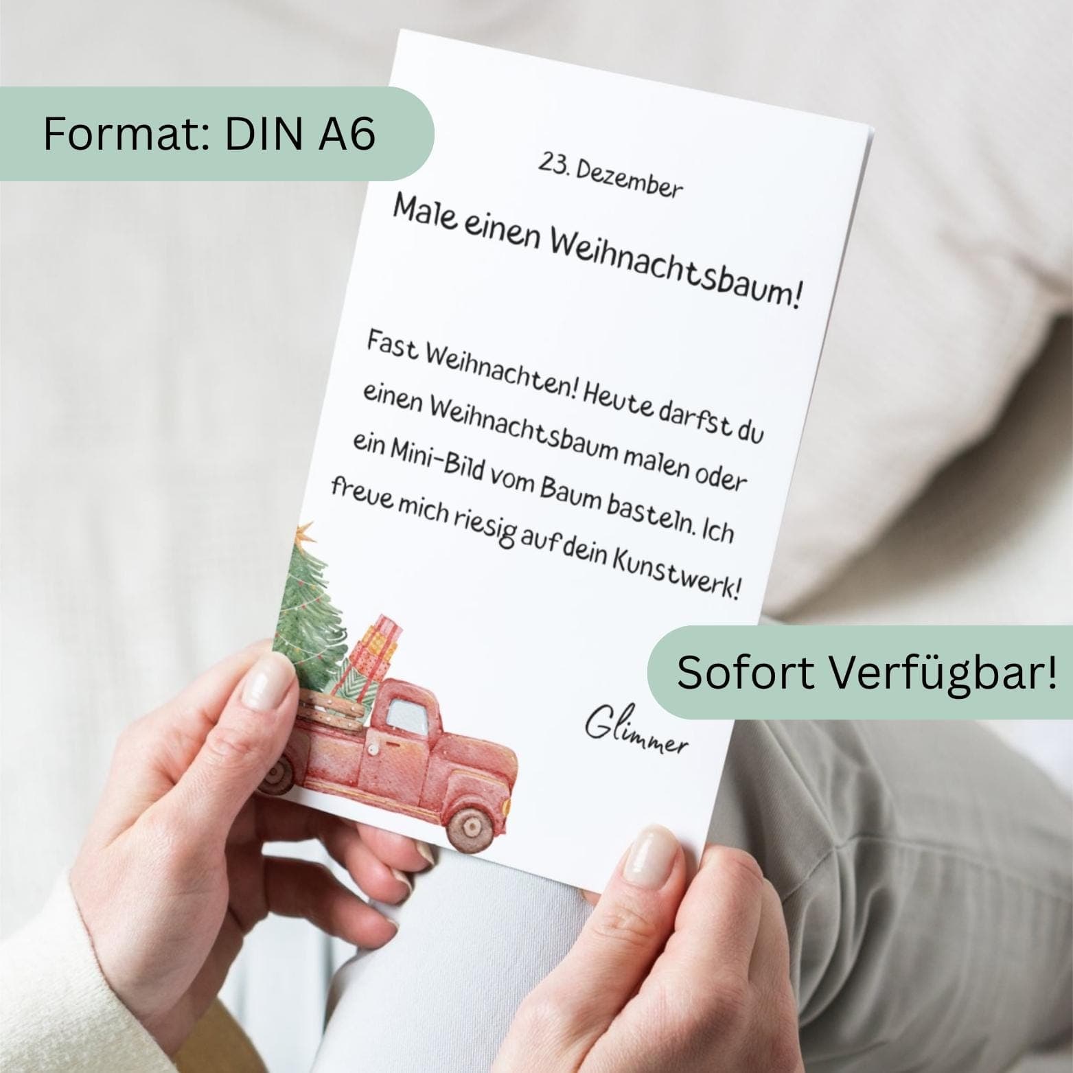 24 Wichtelbriefe Weihnachten zum ausdrucken/ Weihnachtswichtel Set/ Adventskalender Idee für Kinder/ Zeit statt Zeug/ PDF Download - image 3