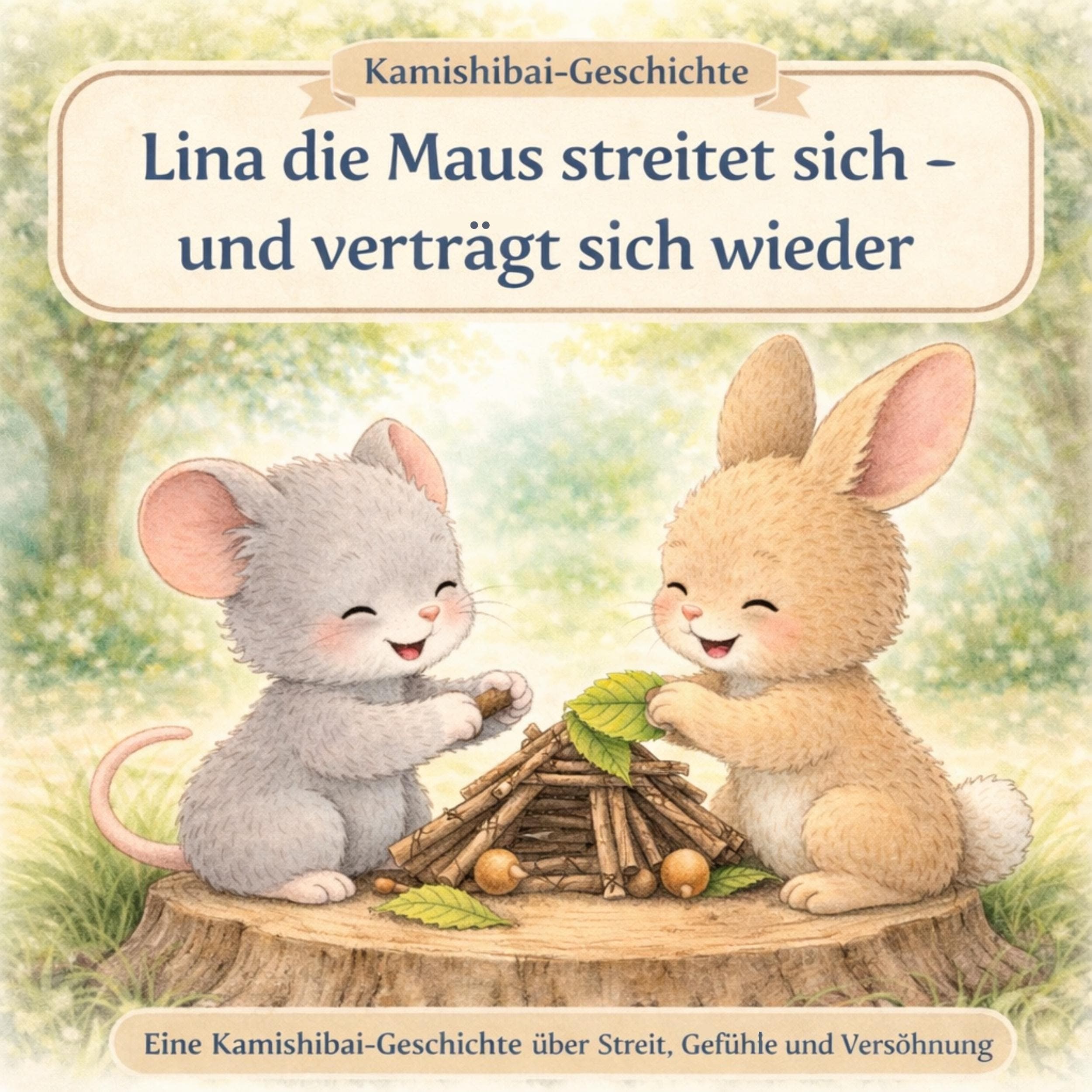 Kamishibai Geschichte Streit Kinder, Gefühle lernen Kindergarten PDF, U3 Geschichte Kita