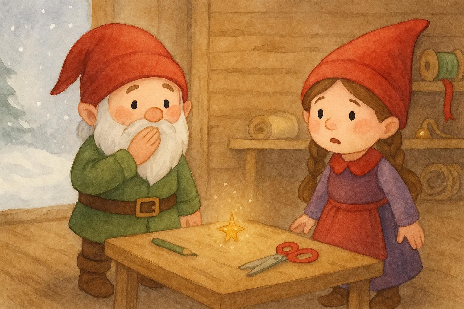 Kamishibai Wichtel Weihnachten, Für Kita und Grundschule, Erzählung für Kinder, Sofort Download - image 4