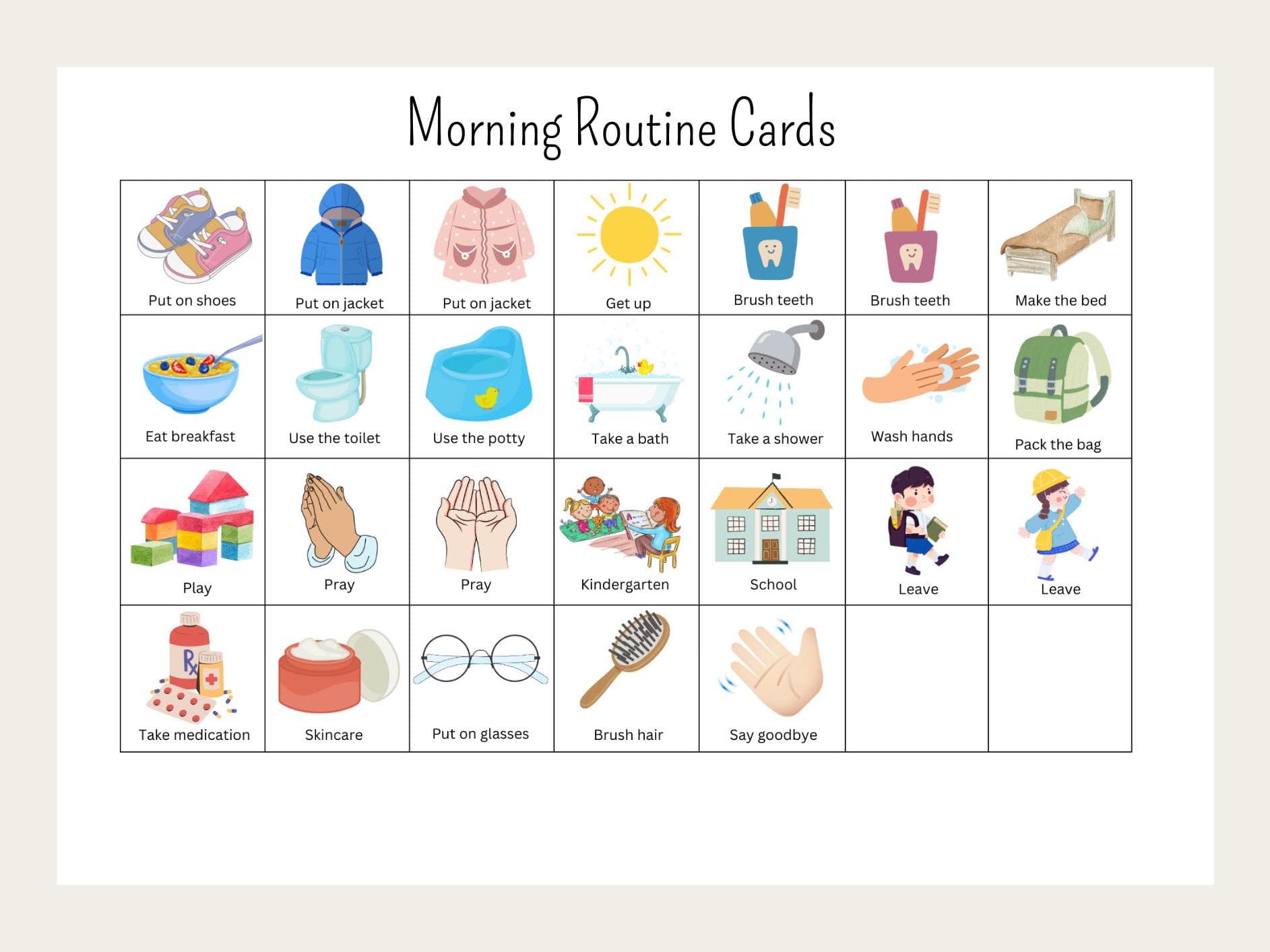 Firefighter Chore Chart for Kids – Printable Routine & Reward Chart for Toddlers, Morning and Evening Schedule, Fire Truck daily schedule - image 5