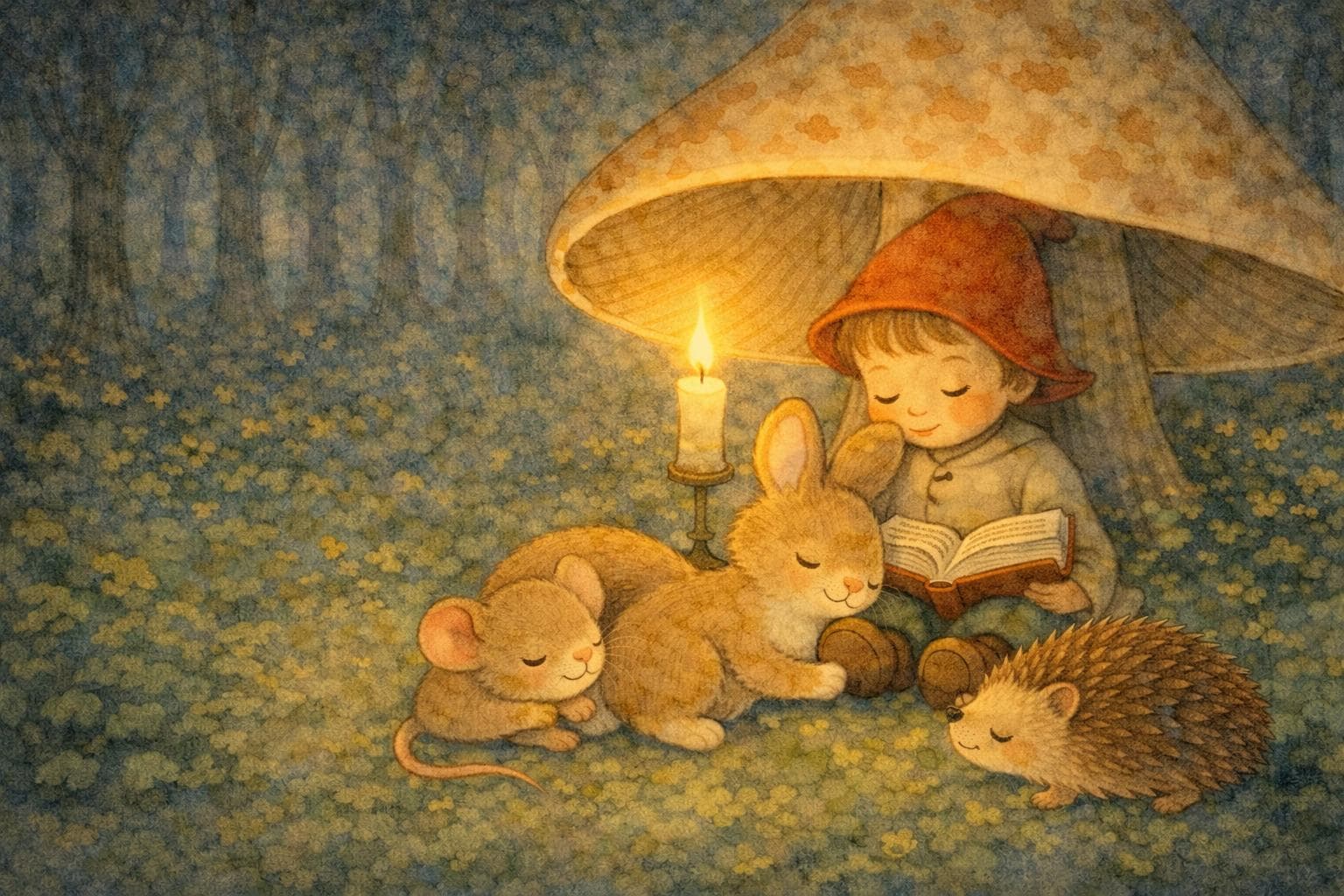 Kamishibai Geschichte Märchenhafte Geschichte Wald, Montessori, Für Kindergarten, Erzählungen für Kinder, Sofort Download - image 3