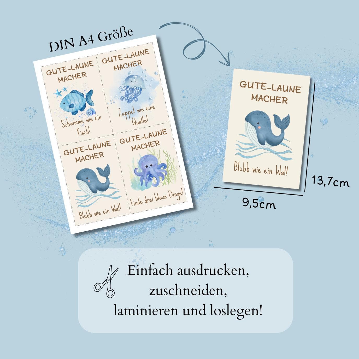 Bewegungskarten für Kinder, für Krippe, Kindergarten, Bewegungskarten Tiere, Digitaler Download - image 3