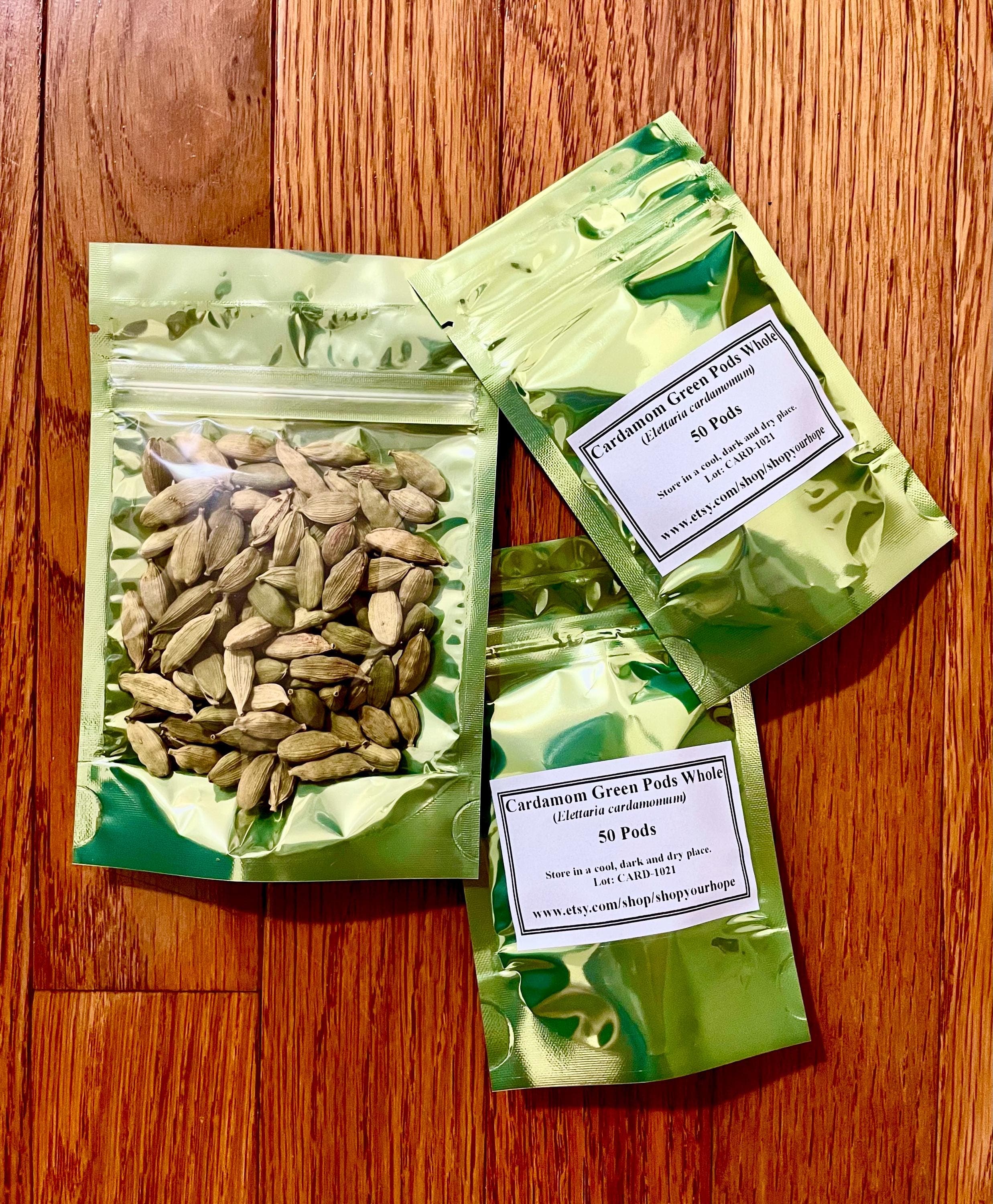 Cardamom, Whole Green Pods, High Quality and Fragrant - image 3