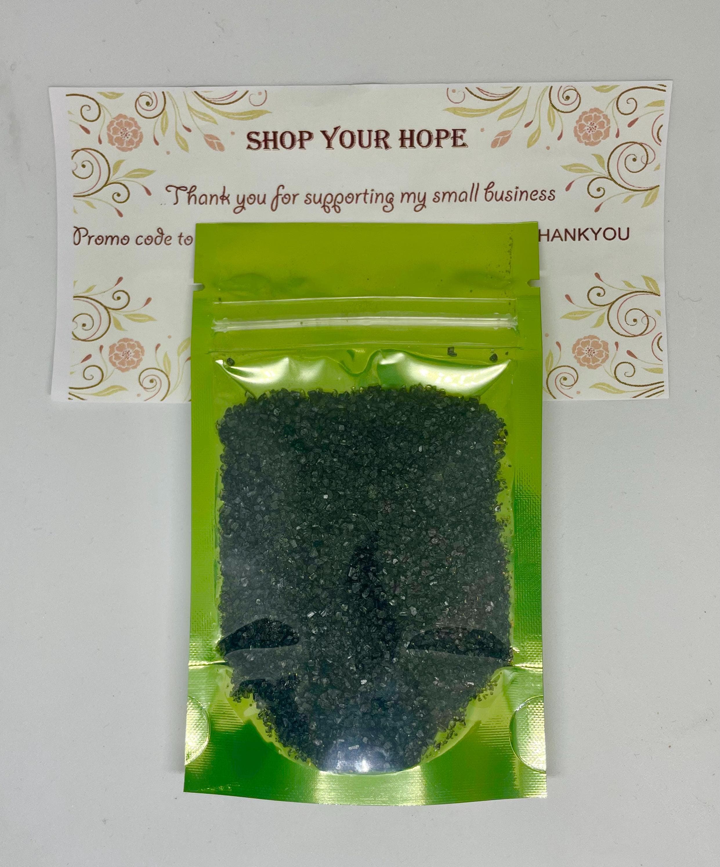 Black Lava Salt, Hawaiian Black Salt, Hiwa Kai, Free Shipping