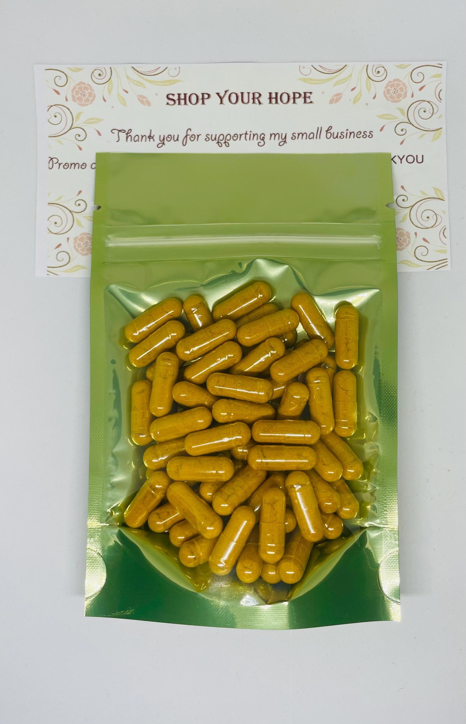 Turmeric and Ginger Powder 500 mg, Vegan, Kosher, Halal Capsule, Joint and Muscle, 100-500 count available, No additive - image 3