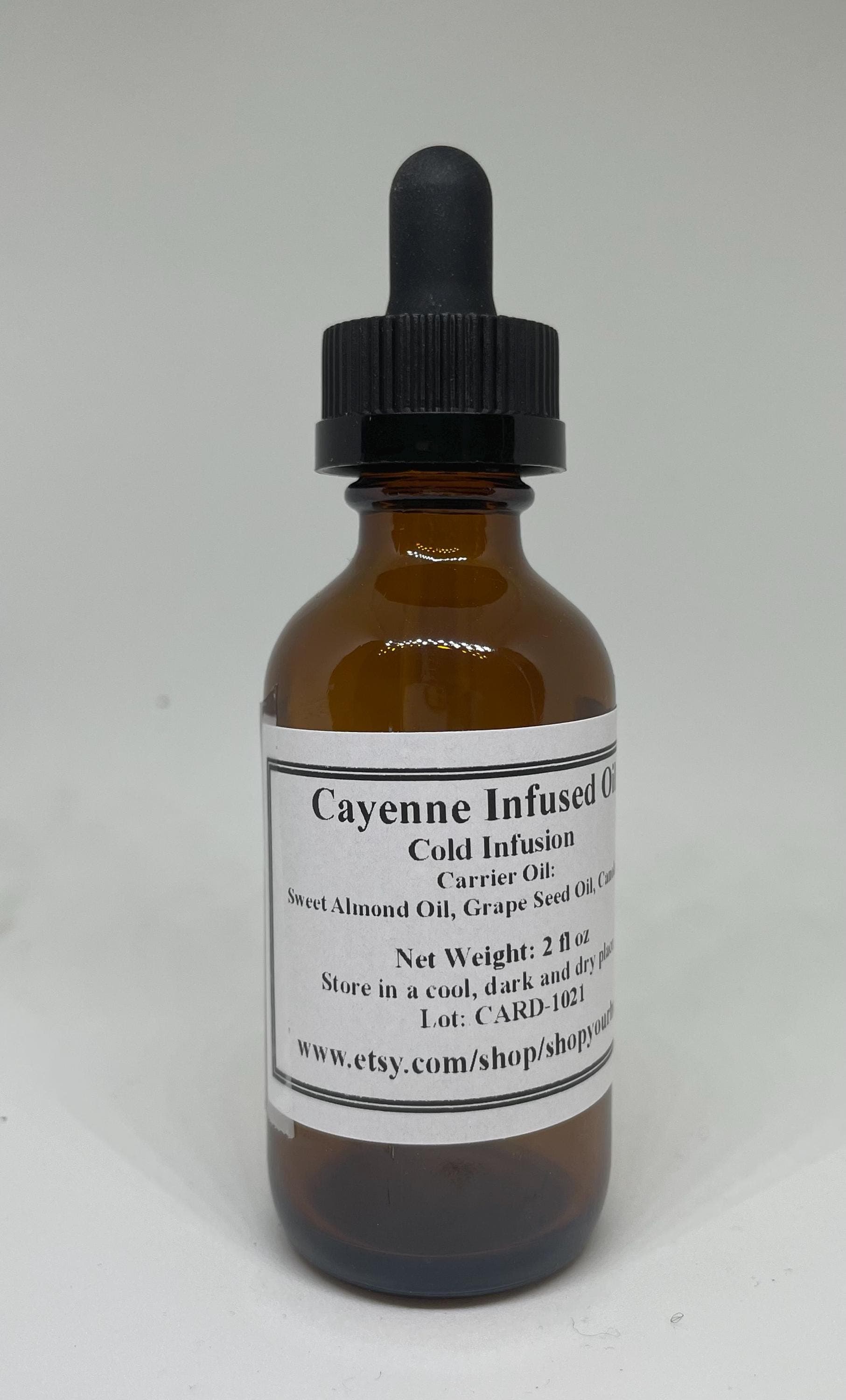 Cayenne Pepper Infused Oil, 130M HU Hotness, Hand-crafted Cold Infusion, 2 and 4 fl oz - image 3
