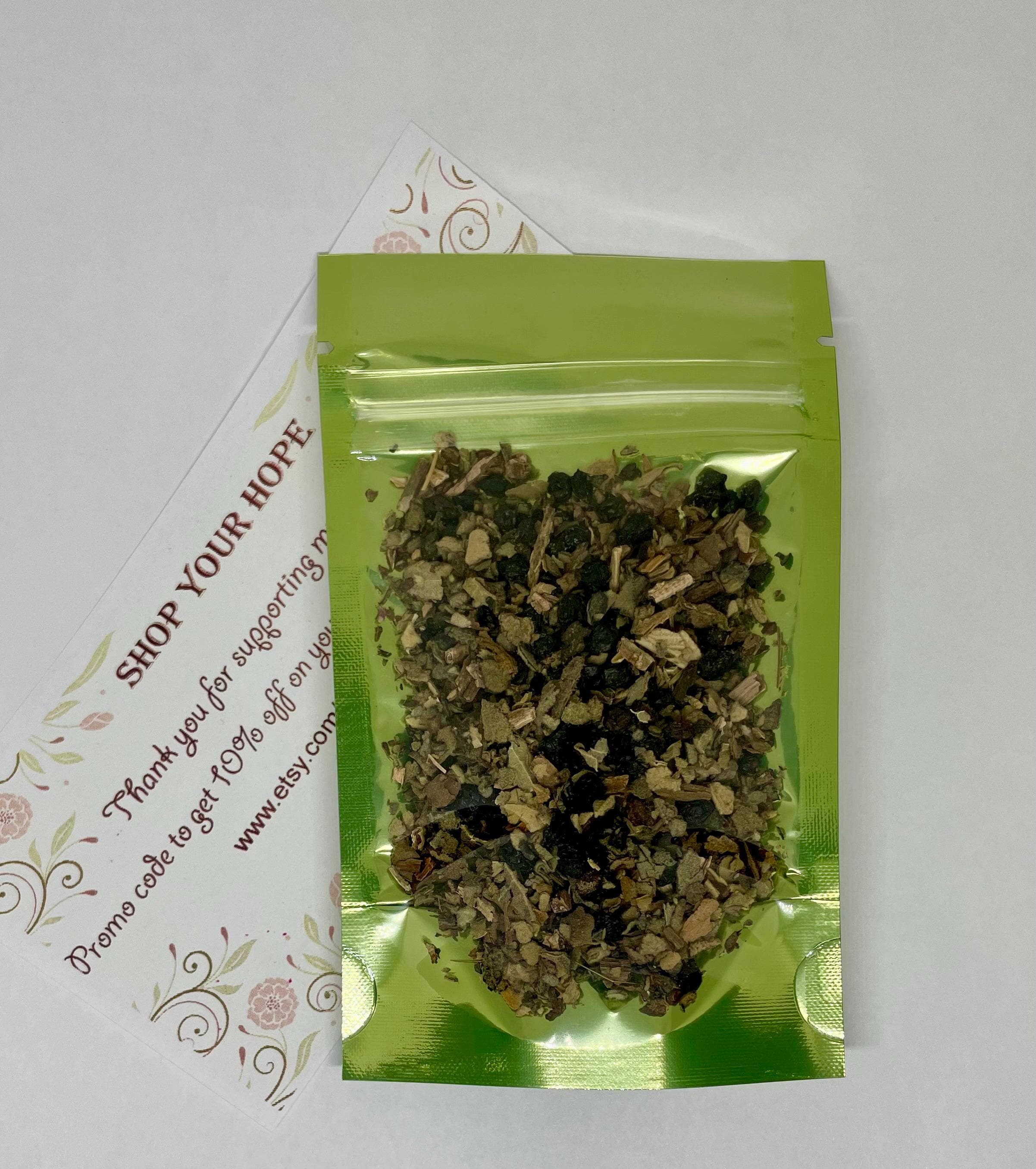 Laughing Lung Herbal Tea, Mullein, Elderberry, Thyme, Peppermint, Eucalyptus, Organic Ingredients, Freshly dried herbs - image 5
