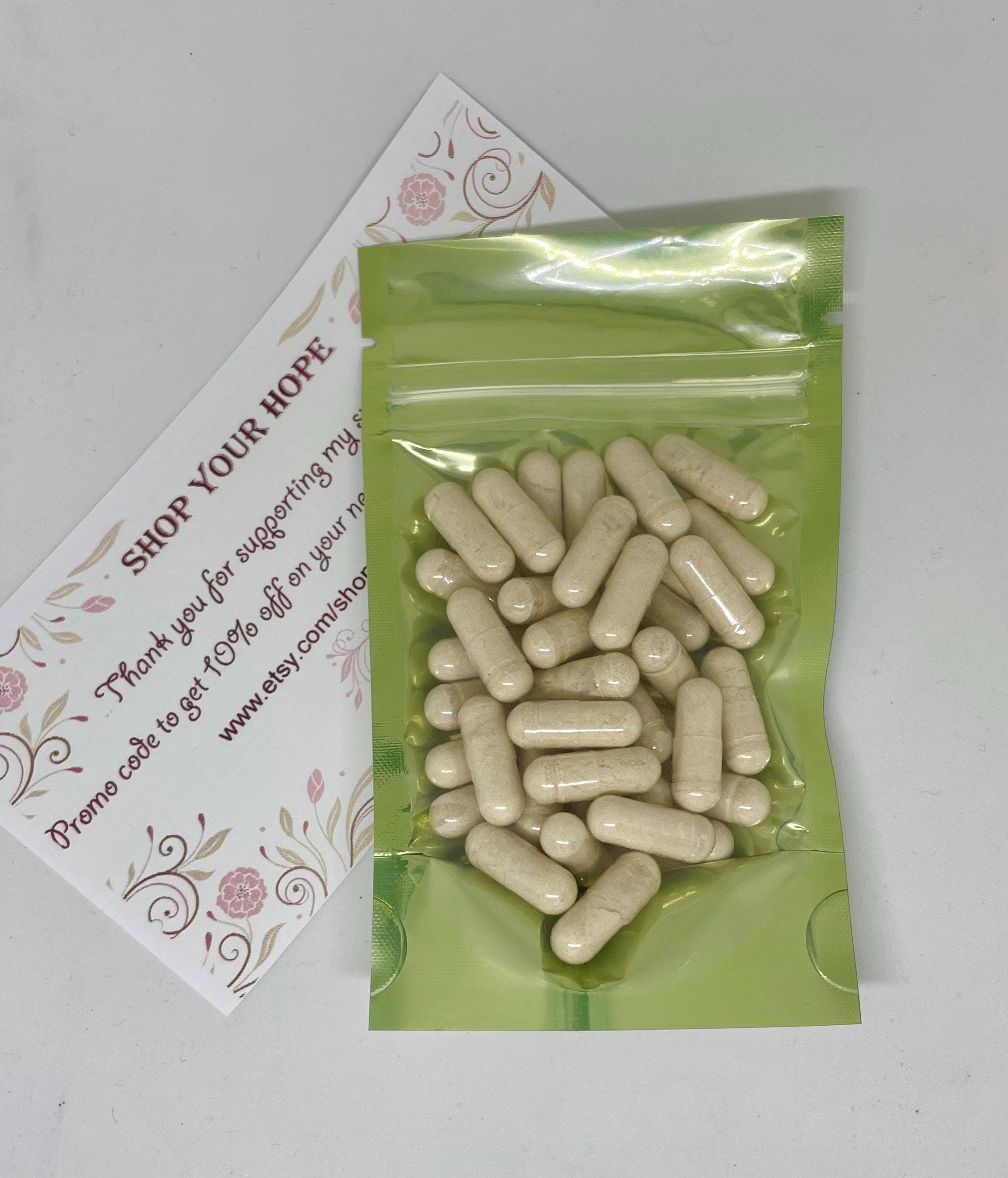 Vervain Vegan Capsules, No additives, Fresh Made to Orders, Free Shipping, Kosher, Halal, 500 mg