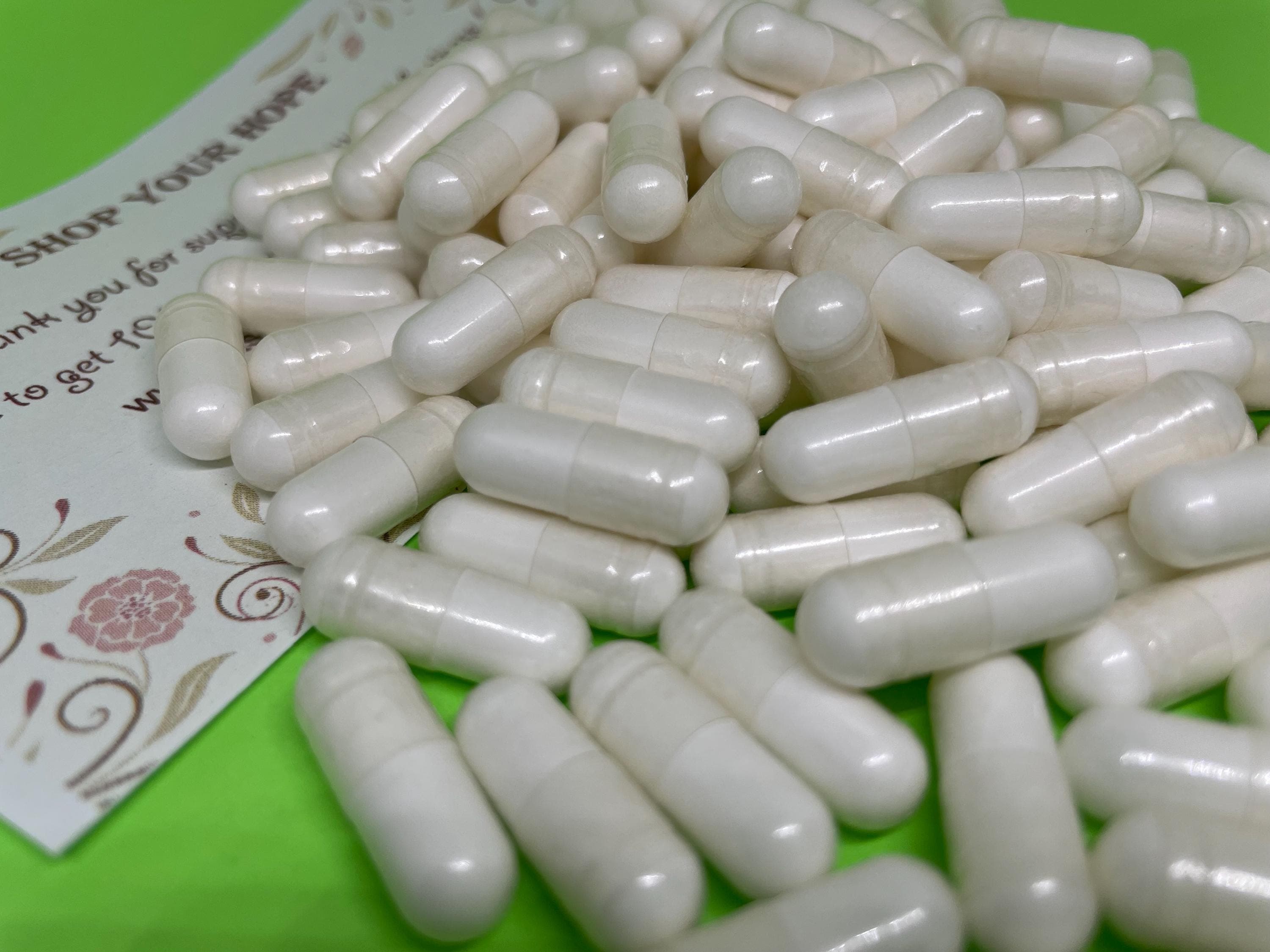 Glycine Vegan Kosher Halal Capsules, 800 mg of L- Glycine, Free Shipping - image 4