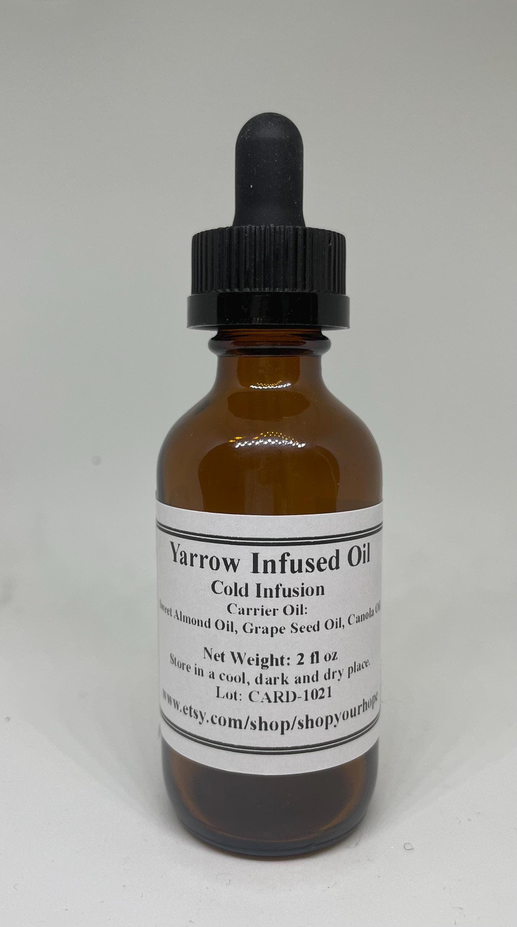Yarrow Infused Oil, Cold Pressed Yarrow Oil, Skincare, Bath and Spa, Soaps, Balms, Face and Body - image 3
