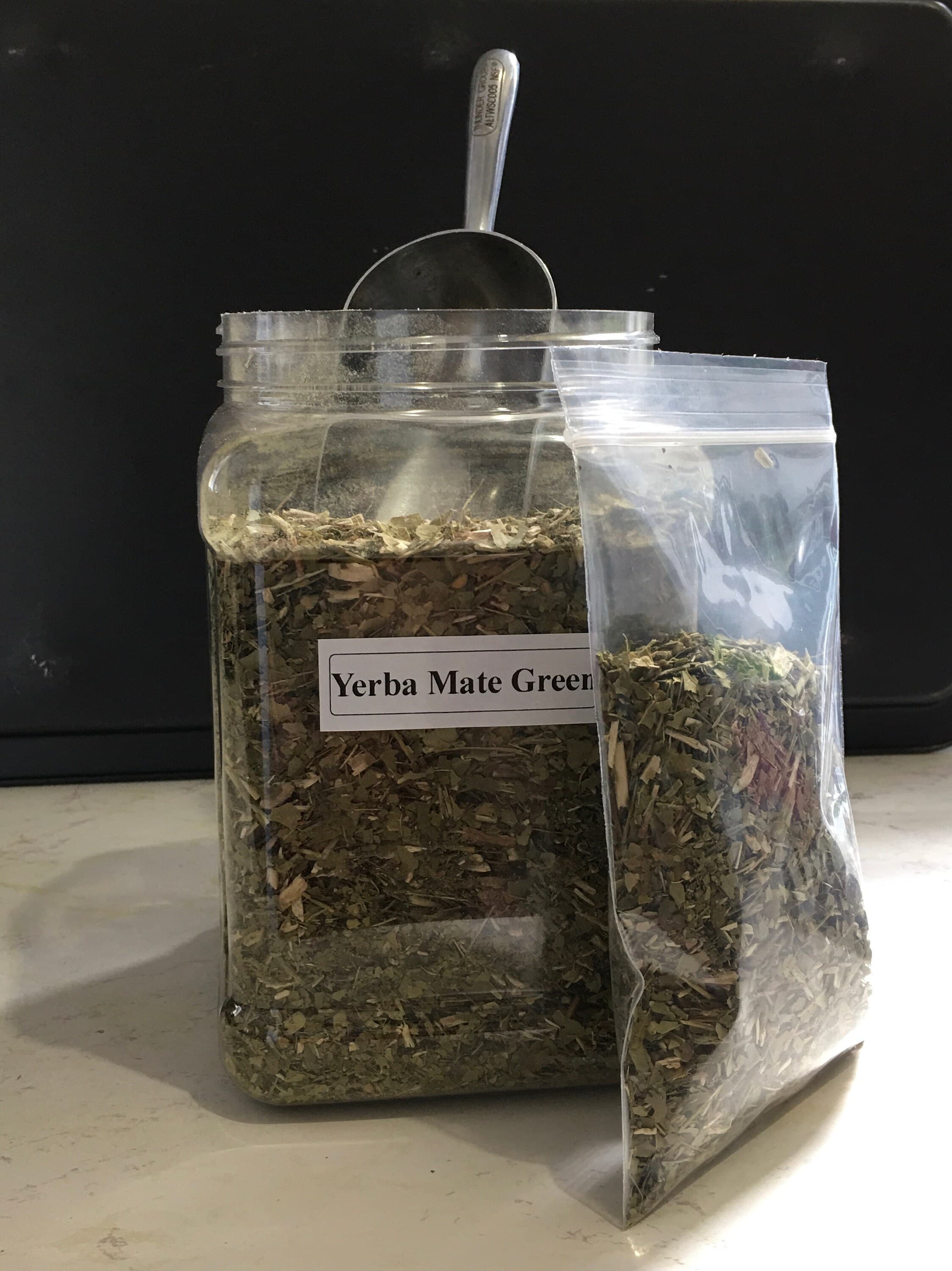 Mate Green Tea, Yerba Mate Green, Ilex Paraguariensis, Organic Loose Tea