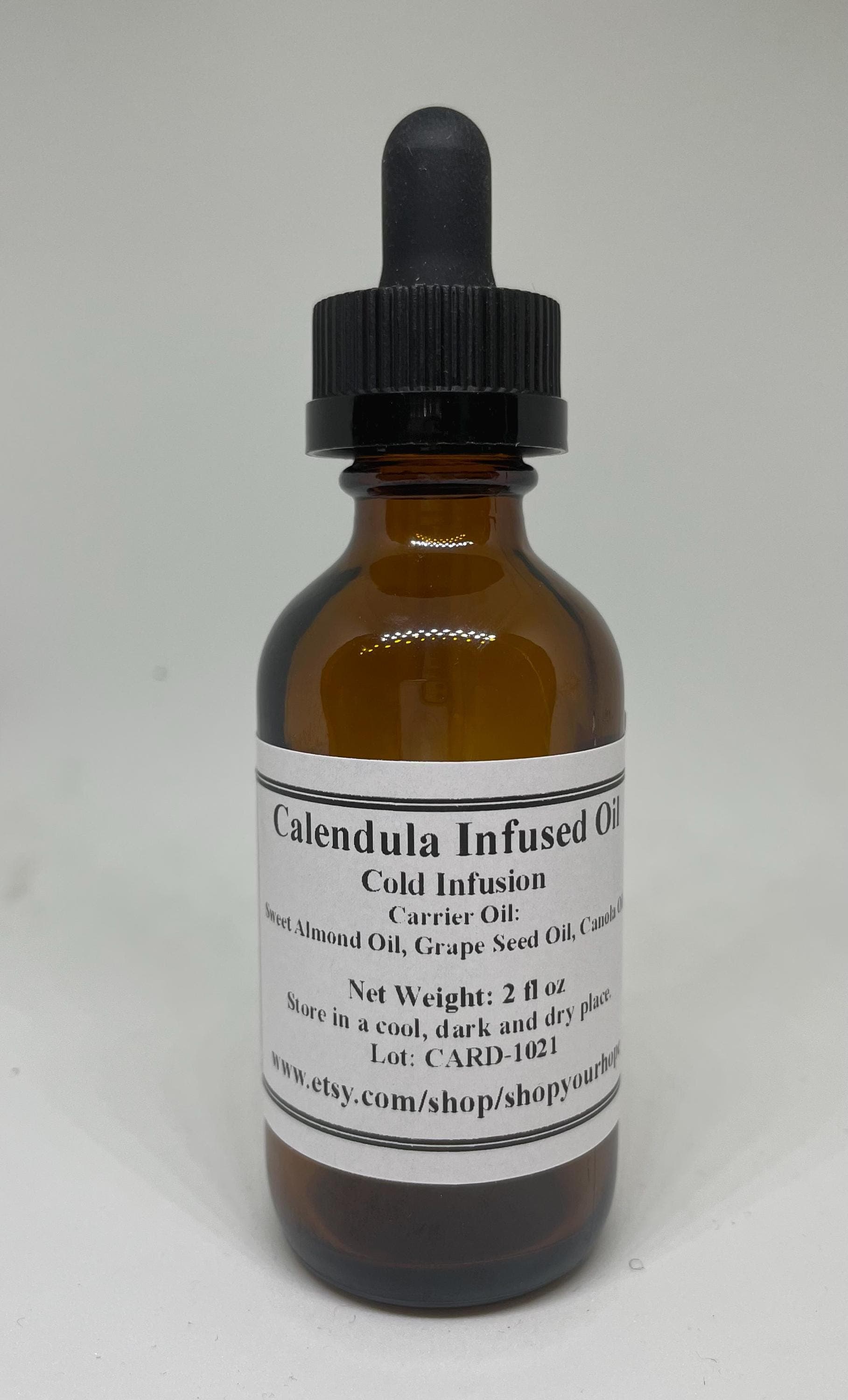 Calendula Infused Oil, Cold Pressed Calendula Oil, Hand-crafted, Face, Body, Bath, Spa, Salves, Balms, Soaps - image 3