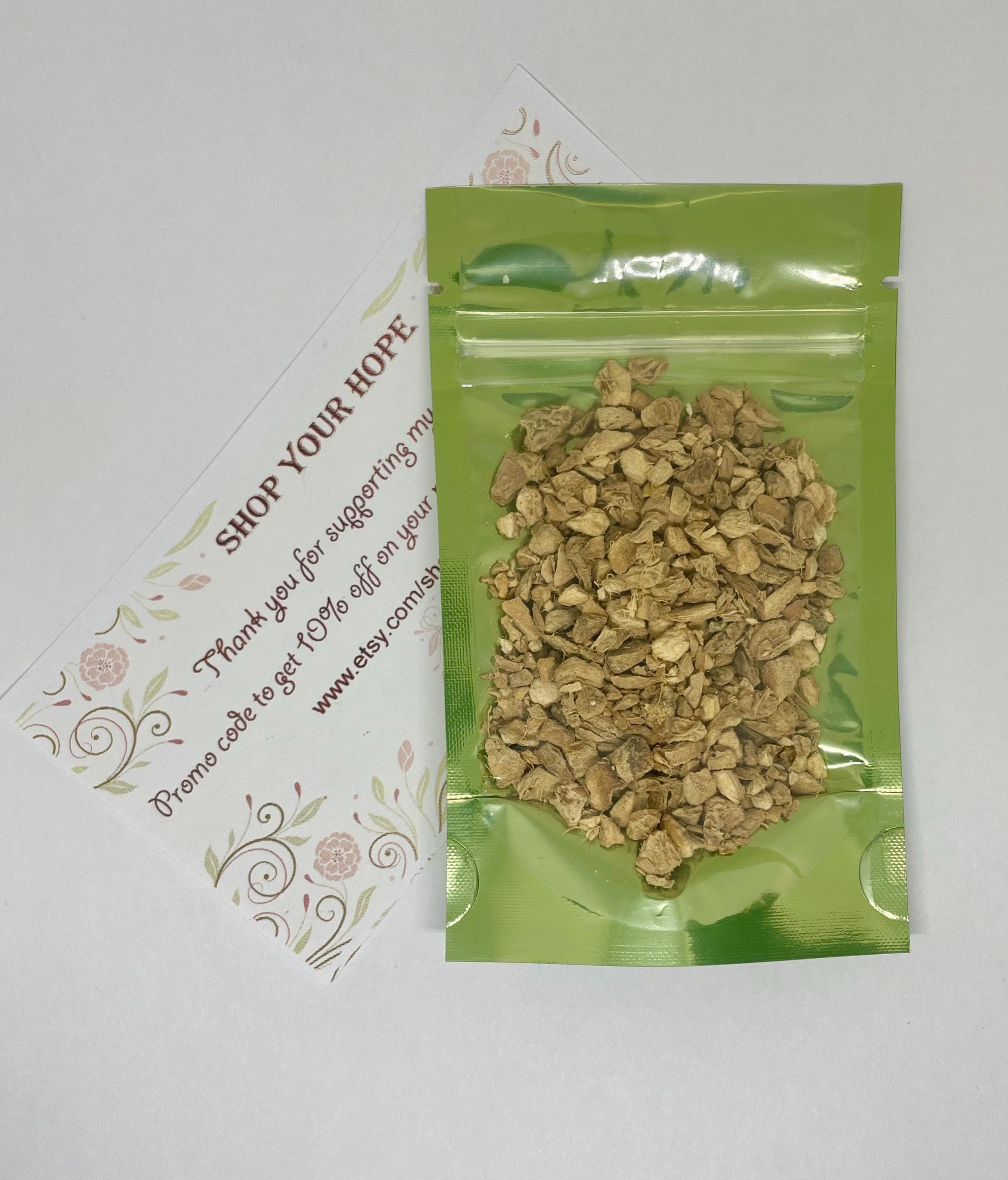 Ginger Root Cut and Sifted, Zingiber officinale, Perfect for tea blends, Tinctures and culinary, Herbal tea, Fragrant and Delicious! - image 5