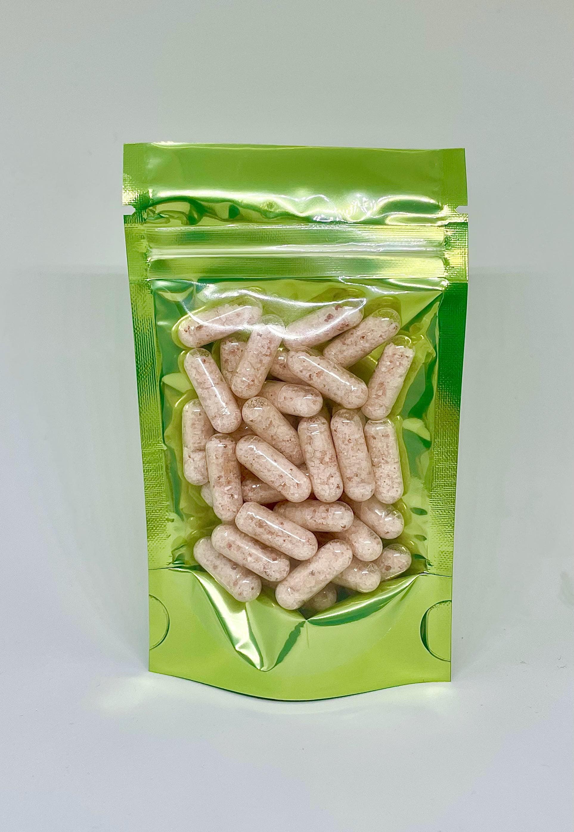 Pink Himalayan Salt, Vegan, Kosher, Halal, Capsules, Premium Quality, For Athletes and Runners, Beach, Summer Activity - image 3