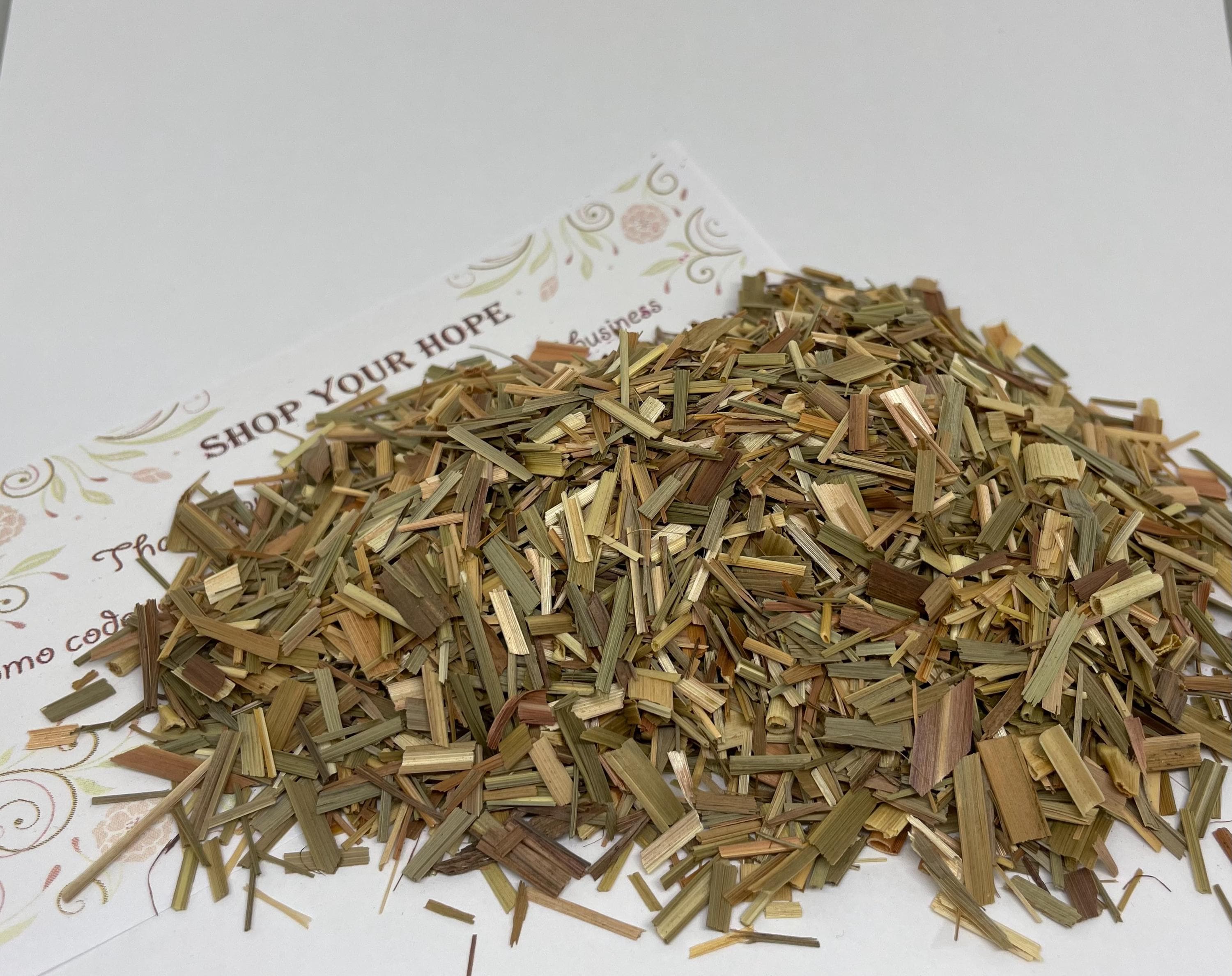 Dried Lemon Grass, Lemongrass, Stress Release, Relaxing, Herbal Tea, Cymbopogon Citratus, Pure Grass Cuts, Delicious and Rich Flavor!