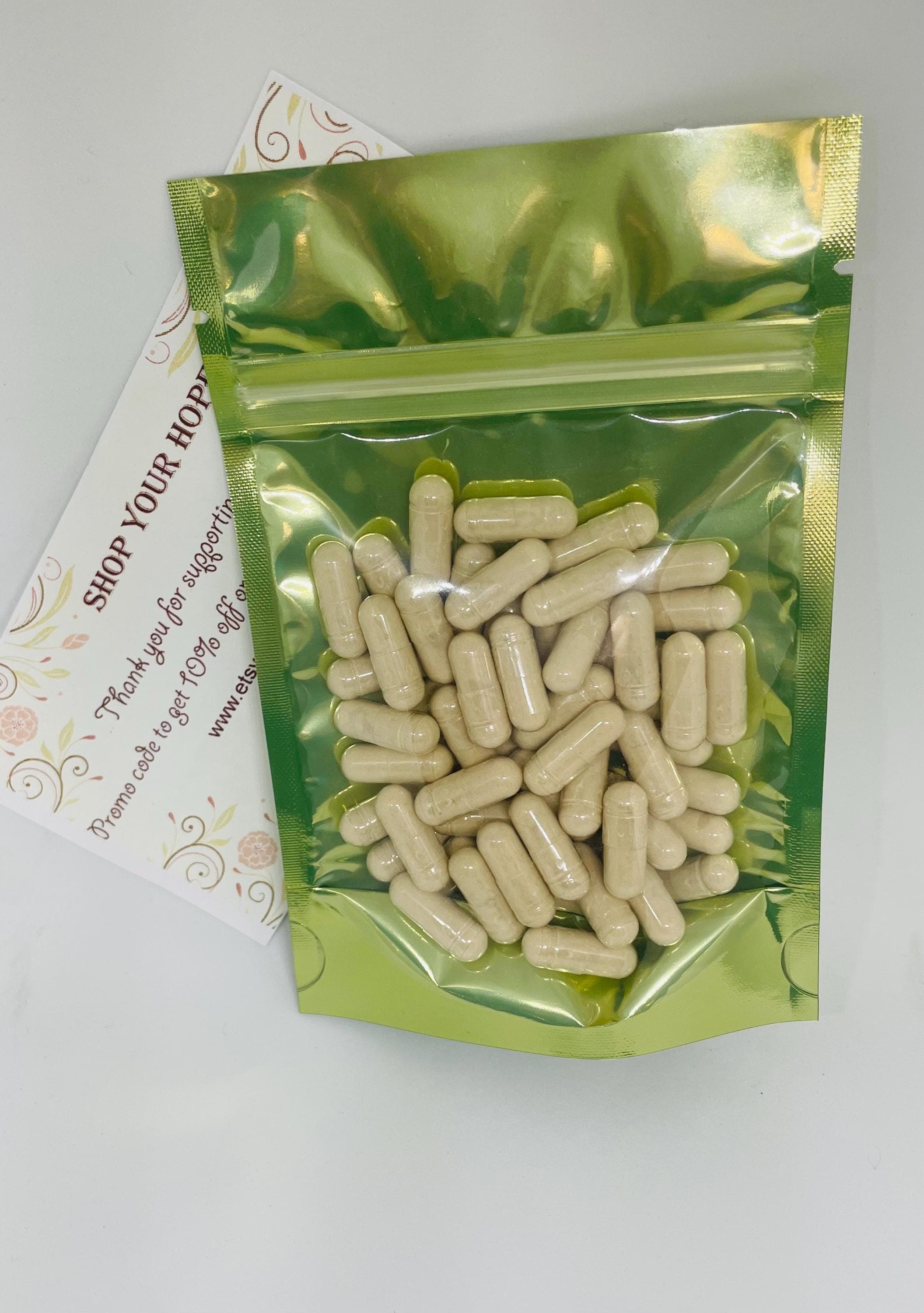 Hydrangea Root Powder 500 mg, Vegan, Kosher, Halal Capsule, 100-500 count available, Pure Natural, No additive - image 4