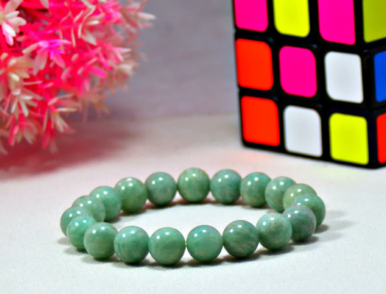 Fabulous Green Aragonite Bracelet – Handmade Beaded Crystal Jewelry for Healing & Banishing Anxiety - image 3