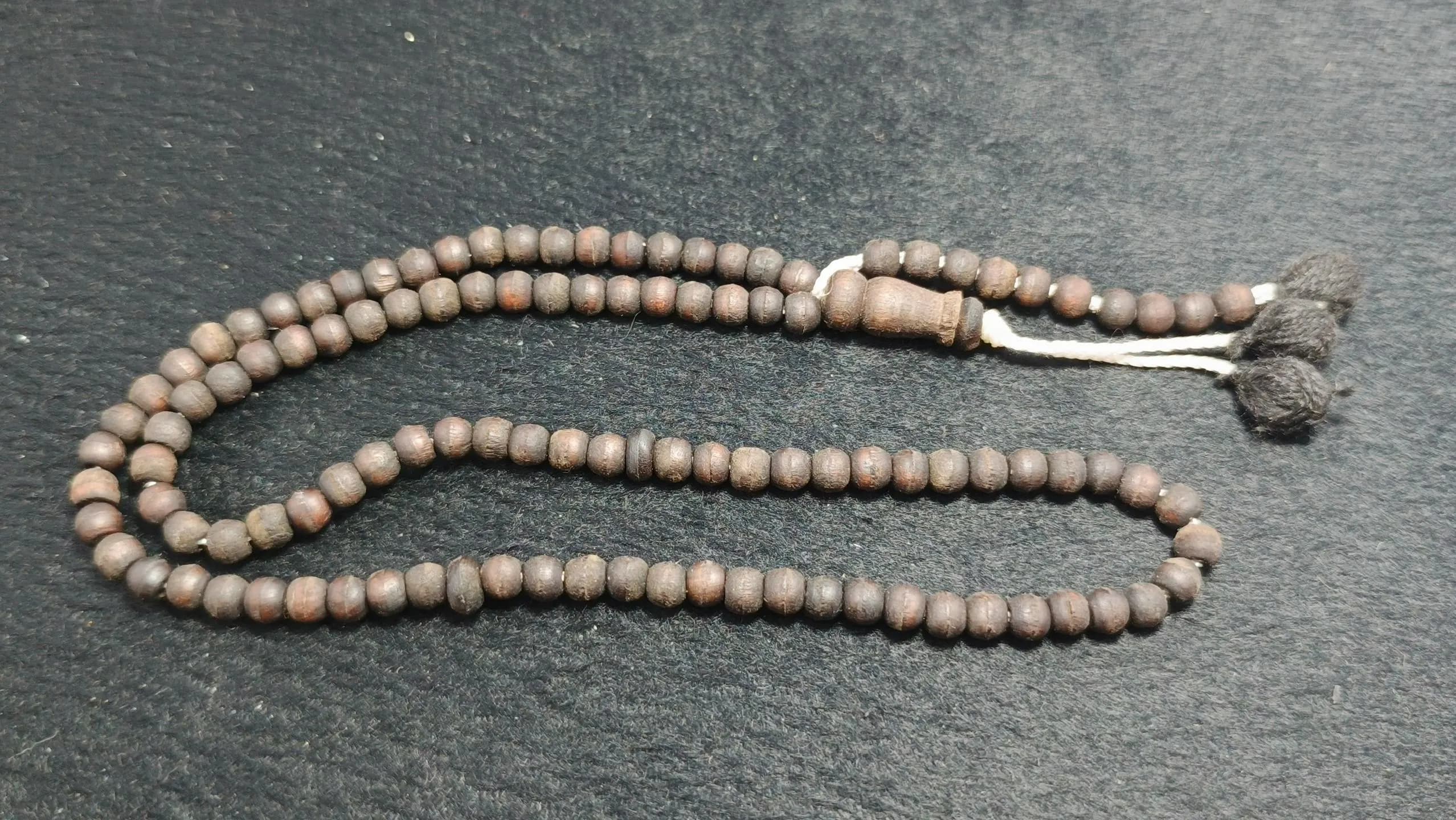 33 Dark Brown Buy 1 Get 1 Free Wood Islamic Tasbih – Elegant Misbaha for Muslim Meditation, Tasbeeh, Eid & Ramadan Spiritual Gifts 5x5mm - image 3