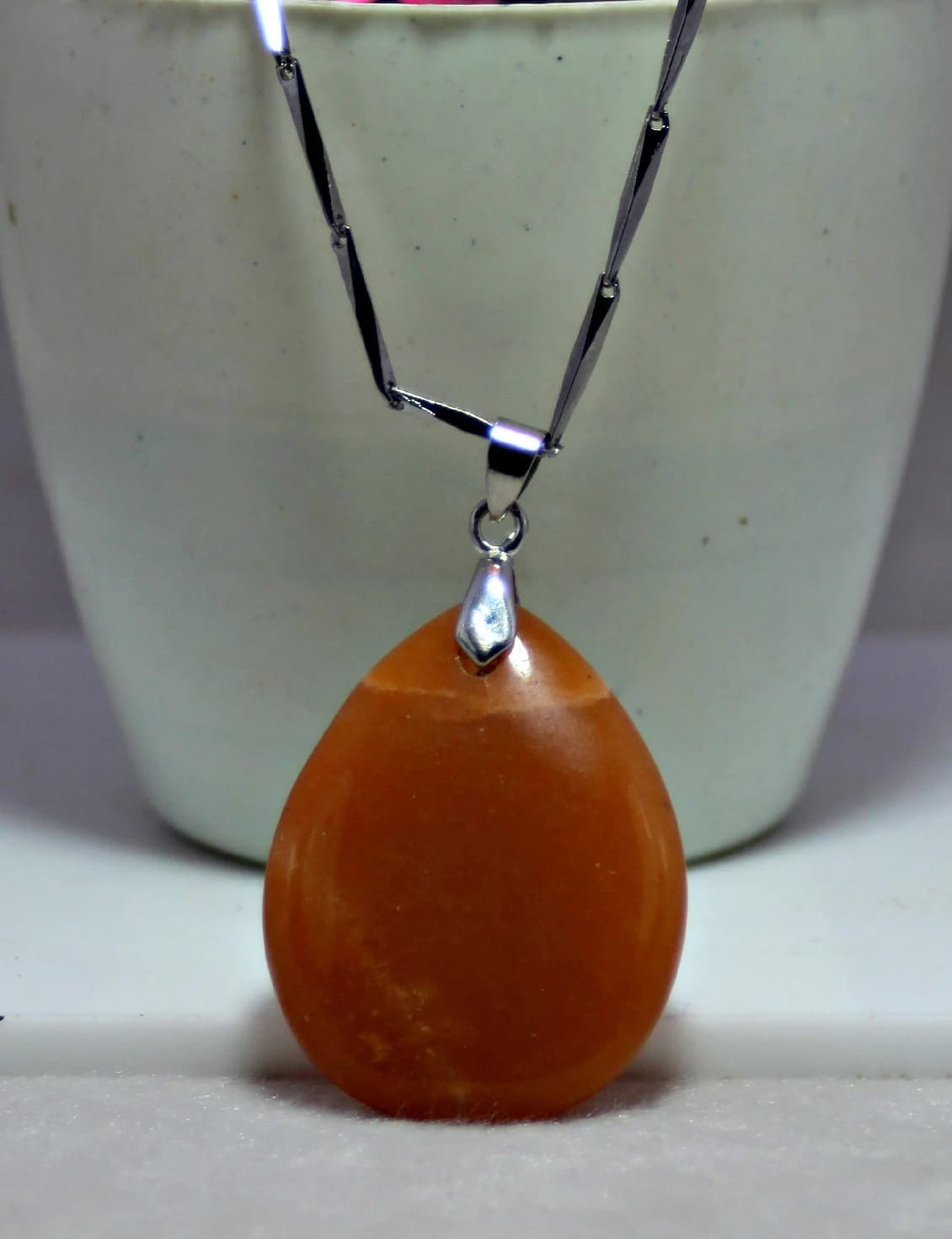 Elegant Rare Agate Pendant - Eye-Catching Very Beautiful Unheated Untreated Natural Agate Pendant For Collectors And Gifts 86.0 CT - image 3