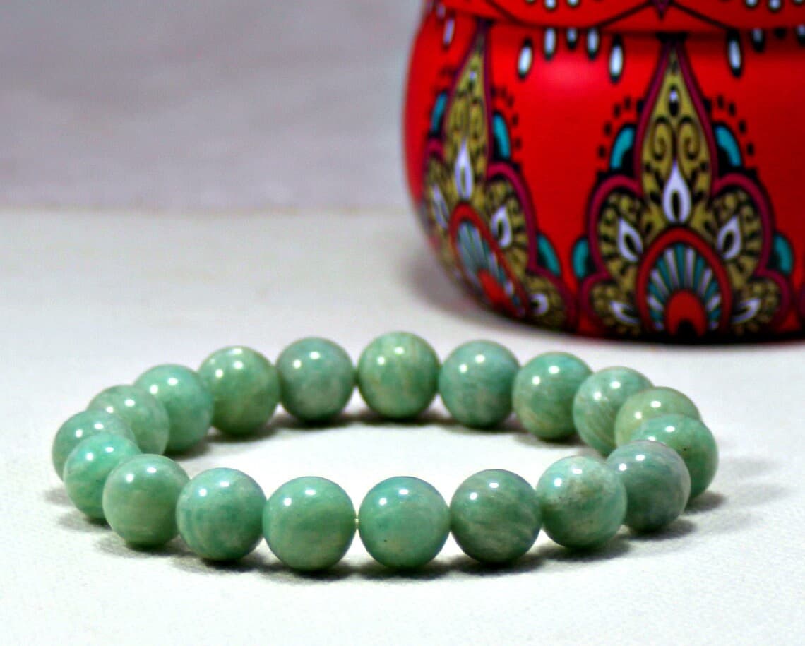 Fabulous Green Aragonite Bracelet – Handmade Beaded Crystal Jewelry for Healing & Banishing Anxiety - image 5