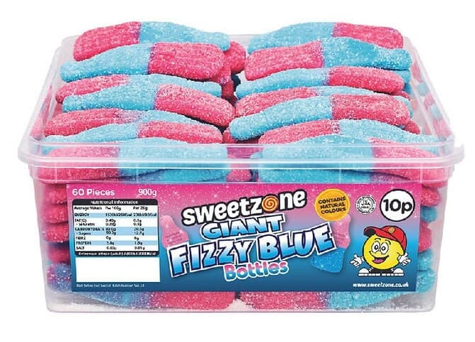 Fizzy Blue Pink Cola Bottles LARGE | Pick and Mix | Halal Sweets | Sweetzone Bebeto Sweeto Kingsway Millions | 100g 250g 500g 1kg 1.5kg - image 4