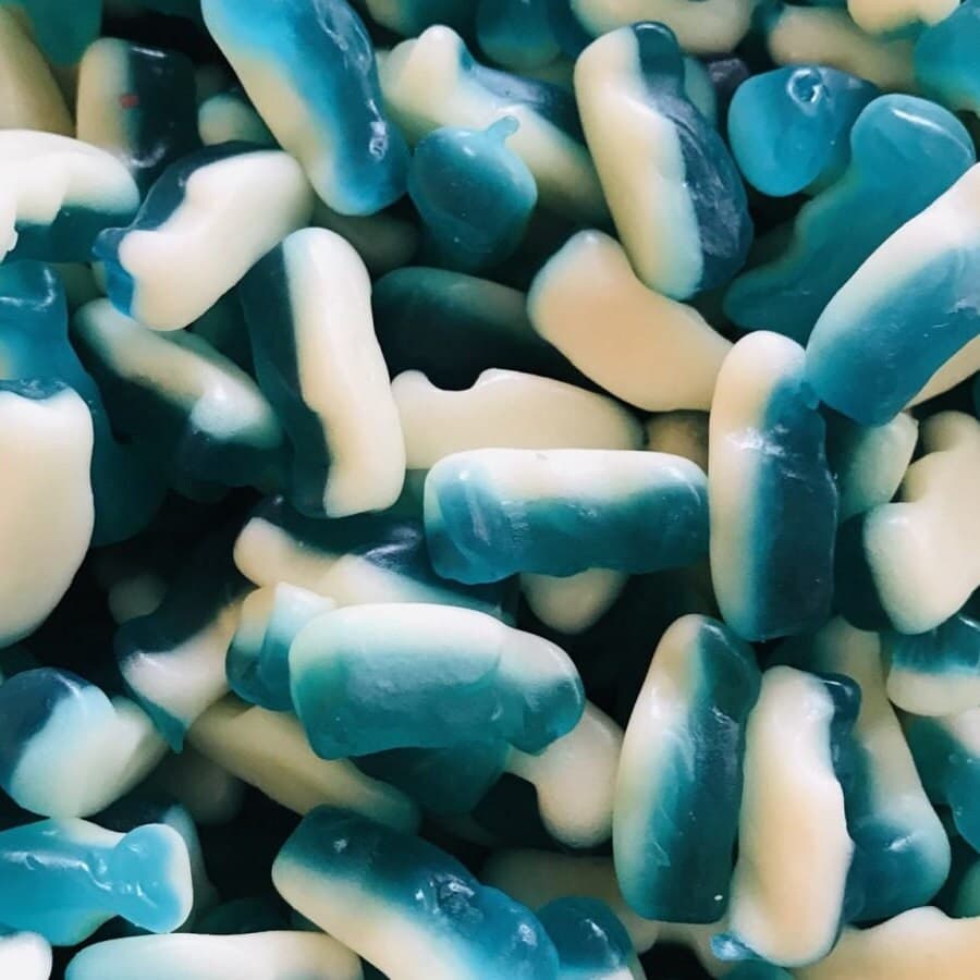 Blue Dolphins | Pick and Mix | Halal Sweets | Sweetzone Bebeto Sweeto Kingsway Haribo Bubs Millions | 100g 250g 500g 1kg 1.5kg