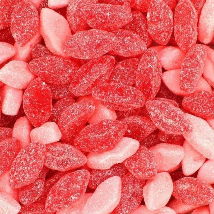 Cherry Lips | Pick and Mix Sweets | Halal Vegan Vegetarian | Sweetzone Bebeto Sweeto Kingsway Haribo | 100g 250g 500g 1kg 1.5kg