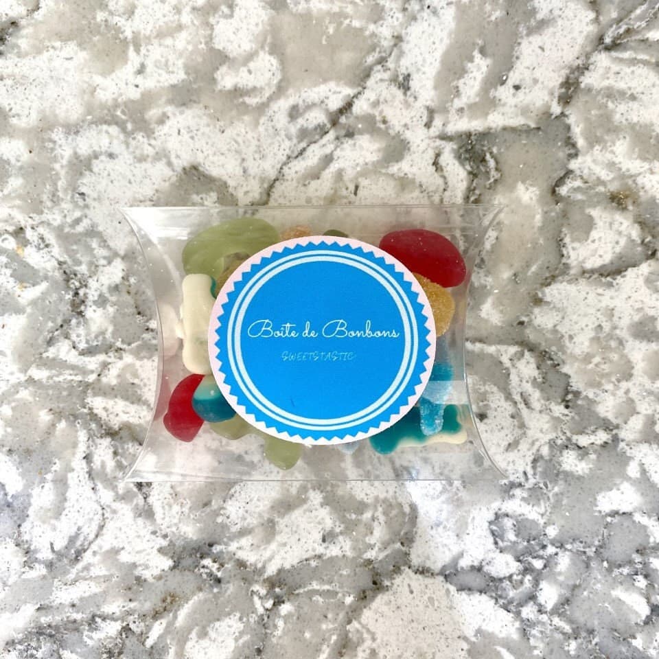 Sweets Pouch - 40-60g | Halal Sweets | Birthday Party | Wedding Favours | Valentines | Eid | Ramadan | Christmas | Corporate Gifts | Events