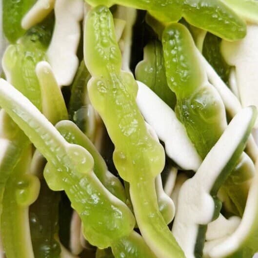 Green Crocodiles | Pick and Mix | Halal Sweets | Sweetzone Bebeto Sweeto Kingsway Haribo Bubs Millions | 100g 250g 500g 1kg 1.5kg
