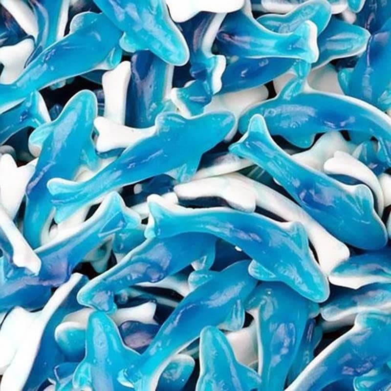 Blue Dolphins LARGE | Pick and Mix | Halal Sweets | Sweetzone Bebeto Sweeto Kingsway Haribo Bubs Millions | 100g 250g 500g 1kg 1.5kg