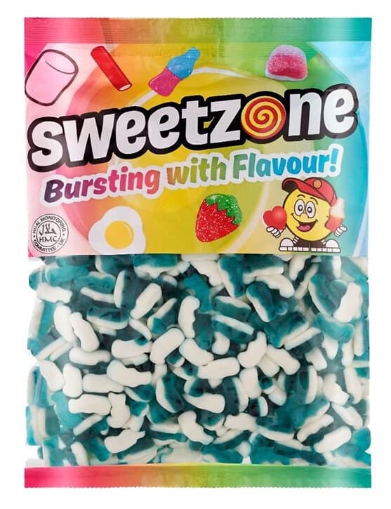 Blue Dolphins | Pick and Mix | Halal Sweets | Sweetzone Bebeto Sweeto Kingsway Haribo Bubs Millions | 100g 250g 500g 1kg 1.5kg - image 4
