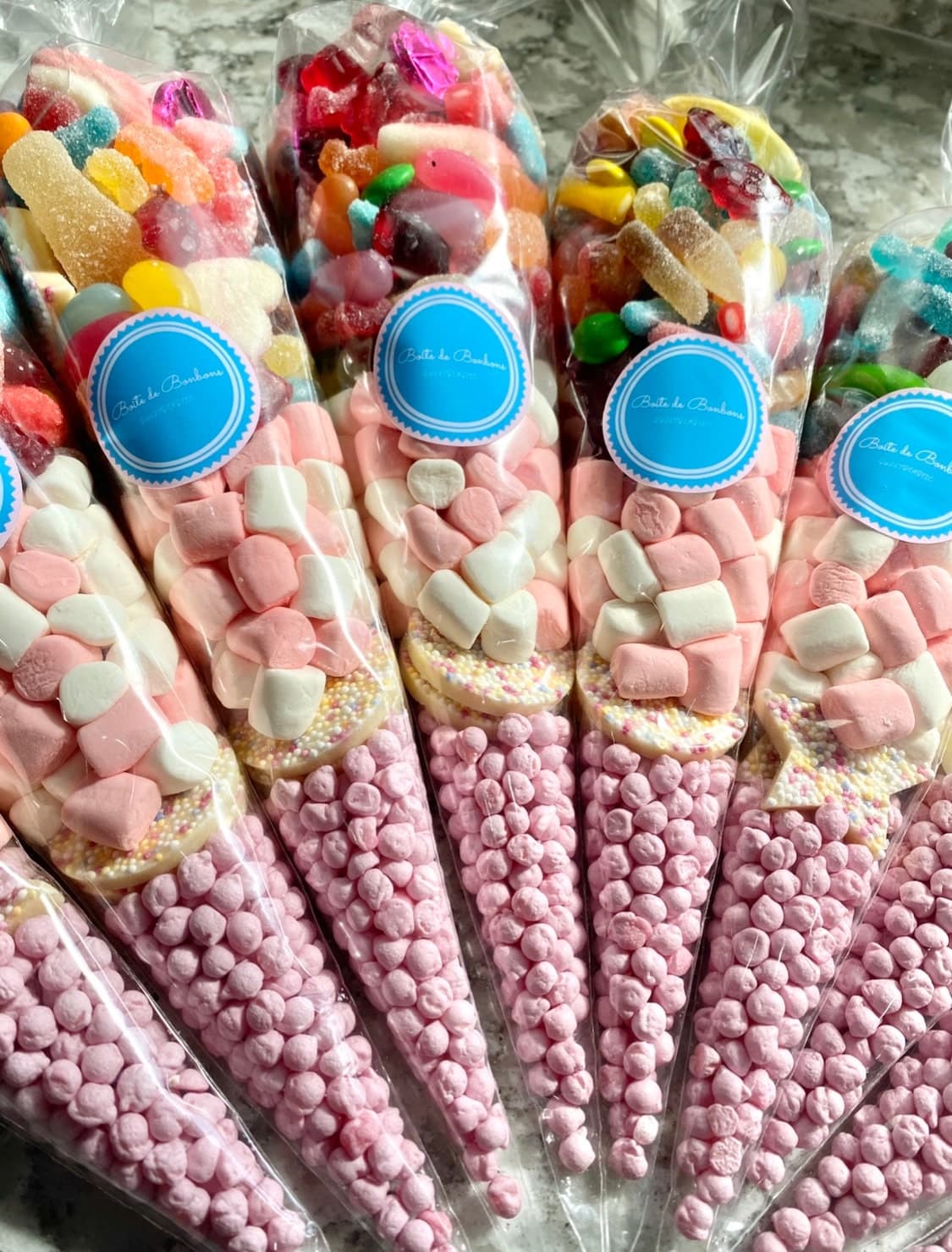 Sweet Cones - 100g | Ideal for Exhibitions - Corporate Gifts - Giveaways - Trade Shows - Personalised - Weddings - Events - Party - image 3