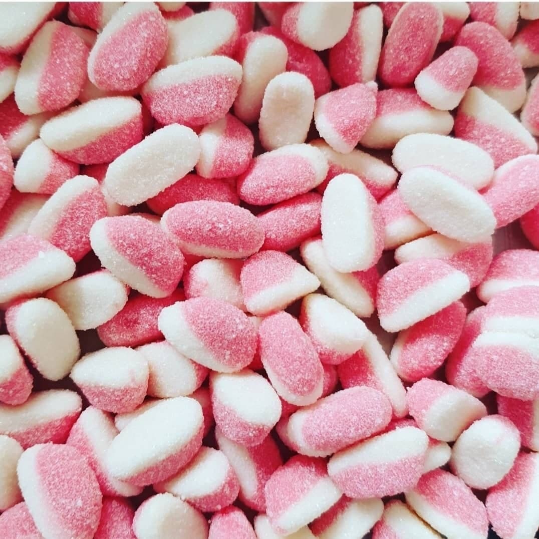 Strawberry Puffs | Pick and Mix | Halal Sweets | Sweetzone Bebeto Sweeto Kingsway Haribo Bubs Millions | 100g 250g 500g 1kg 1.5kg