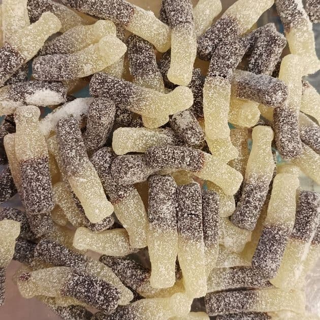 Fizzy Cola Bottles | Pick and Mix Sweets | Halal Vegan Vegetarian | Sweetzone Bebeto Sweeto Kingsway Haribo | 100g 250g 500g 1kg 1.5kg