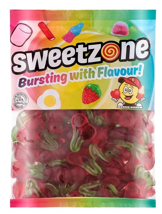 Twin Cherries | Pick and Mix | Halal Sweets | Sweetzone Bebeto Sweeto Kingsway Haribo Bubs Millions | 100g 250g 500g 1kg 1.5kg - image 5