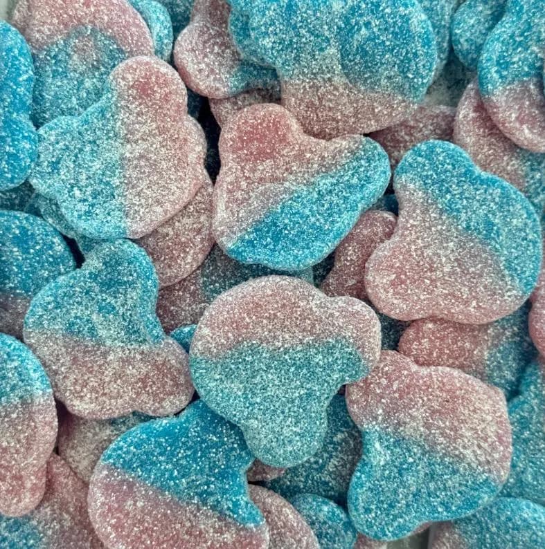 Fizzy Bubblegum Bears  | Pick and Mix Sweets | Halal Vegan Vegetarian | 100g 250g 500g 1kg 1.5kg