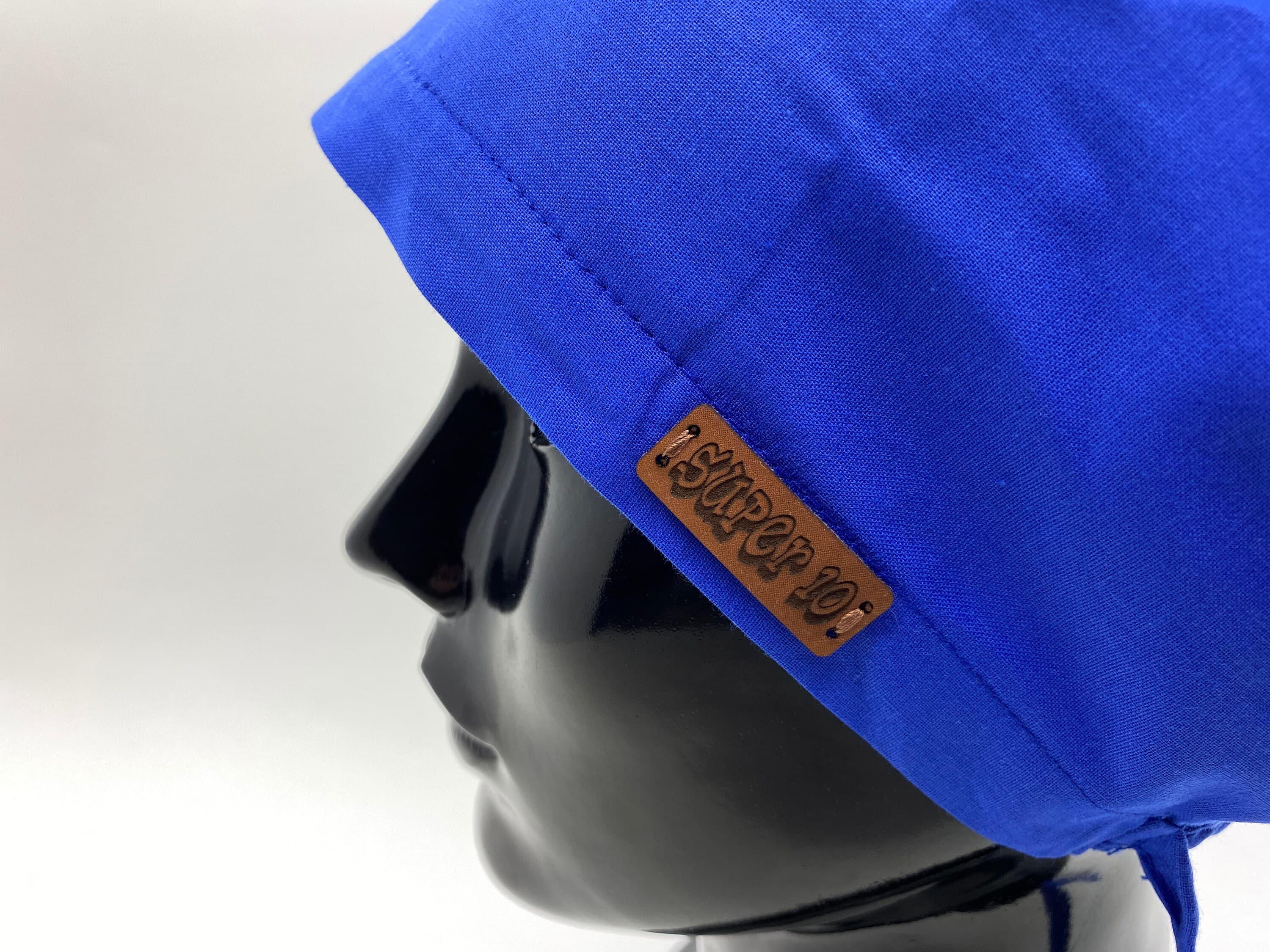 Blue Scrub Cap, Blue Nurse Scrub Cap, Rbg Scrub Cap, Bouffant Scrub Cap, Surgical Hat, Baker Hat, Scrub Hat For Women,     HAT206