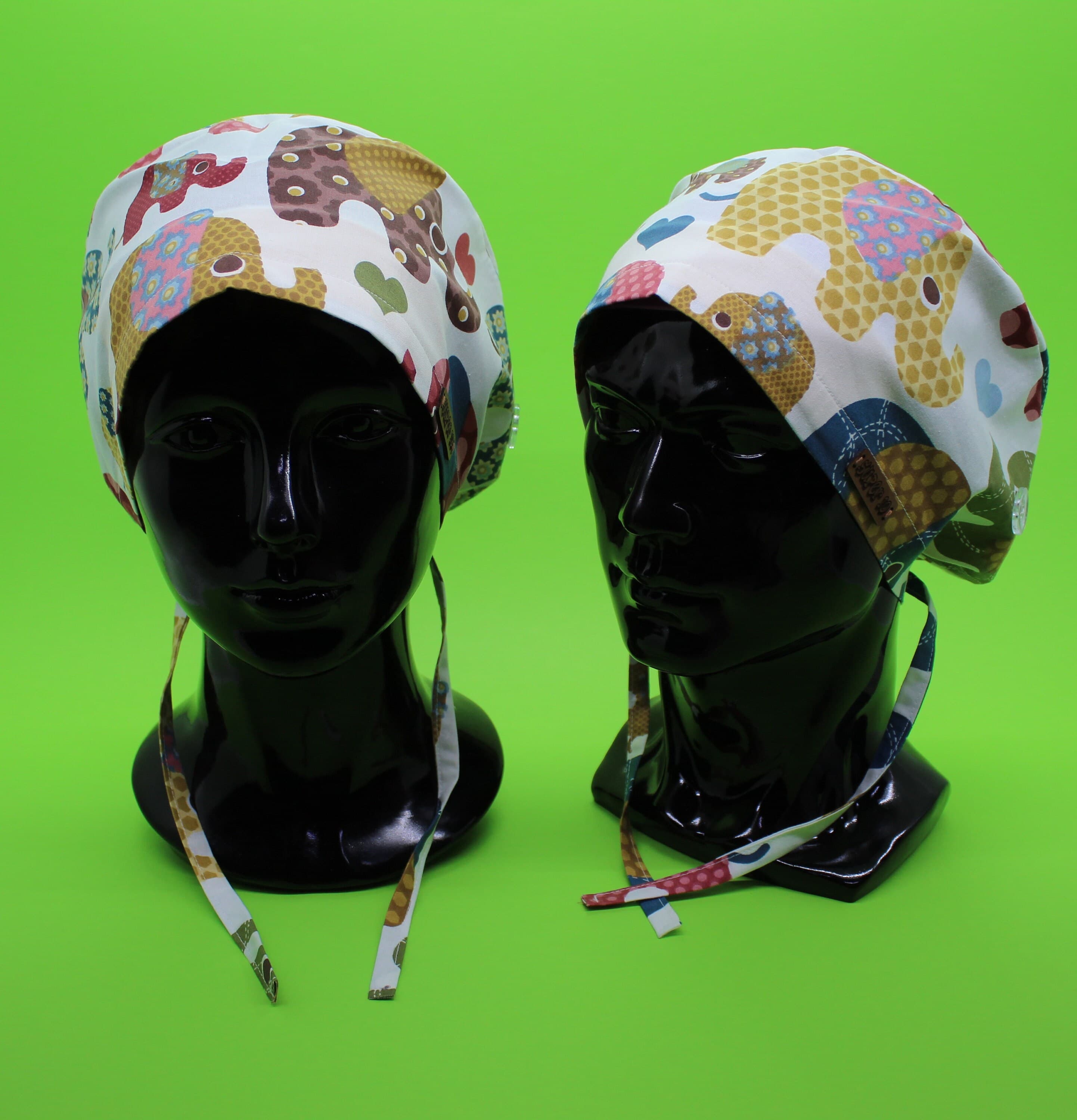 Anime Scrub Hat, Scrub Cap, 4 Pack Veterinarian Scrub Caps,HAT144-170-159-115 - image 3